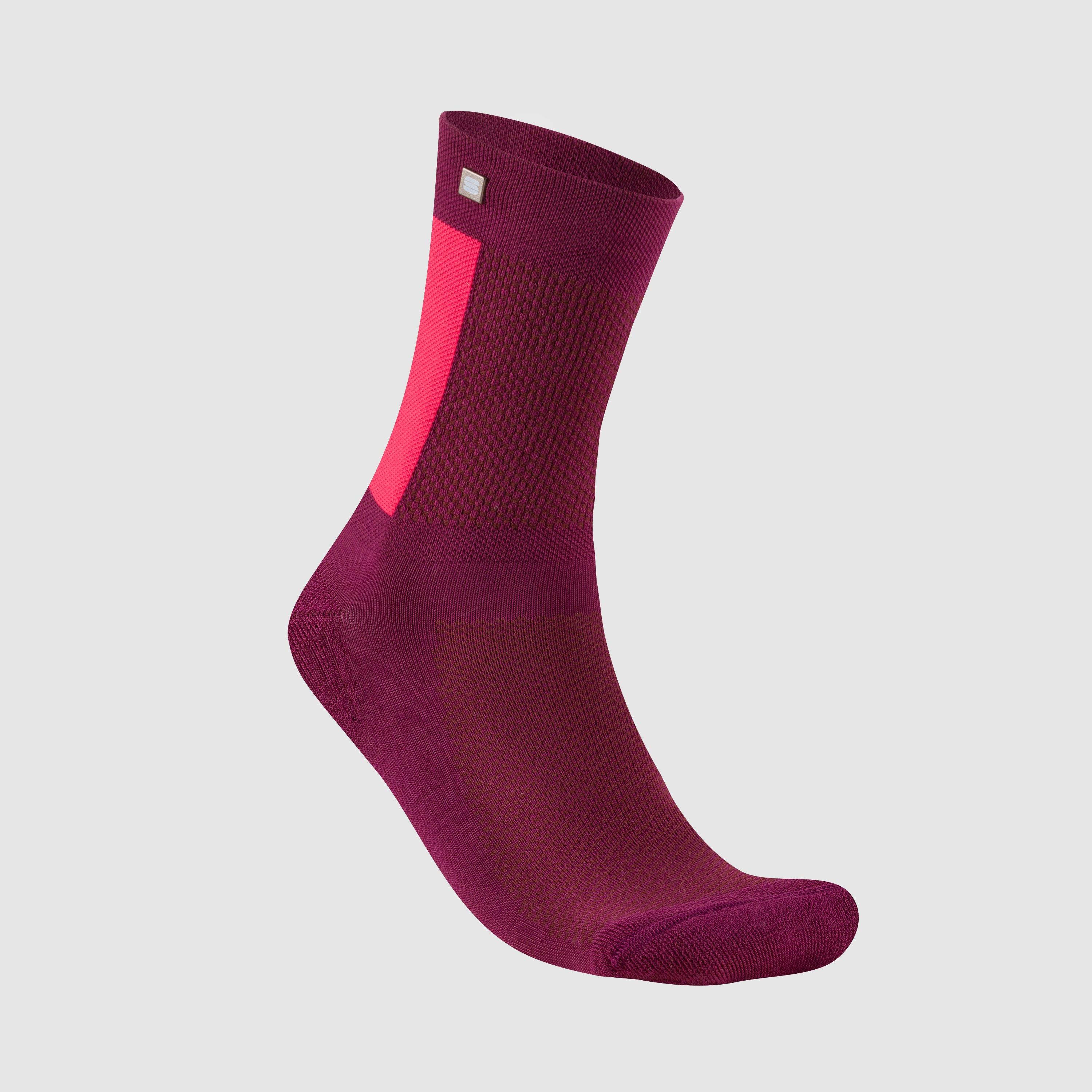 Snap w winter socks - raspberry coulis - sportful