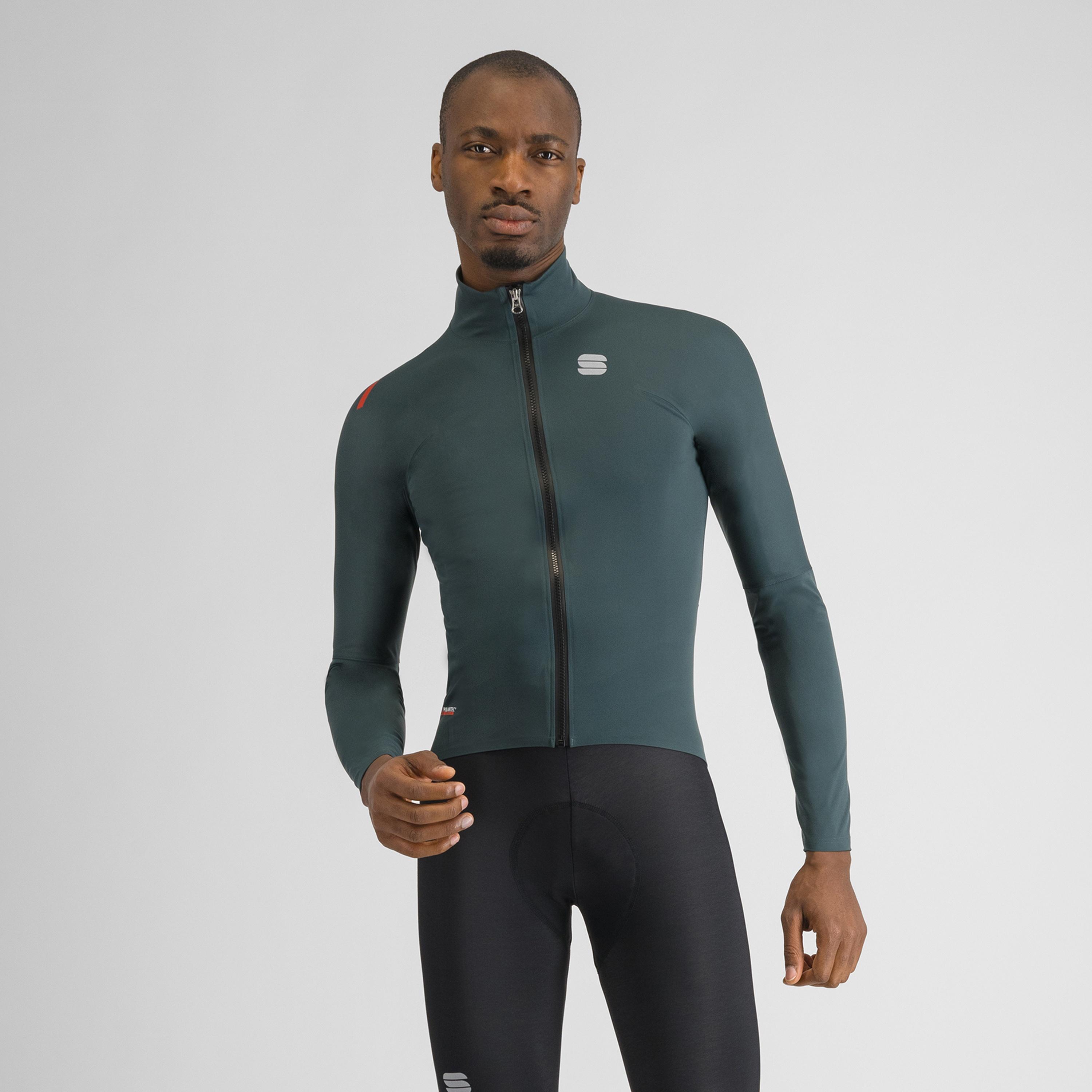 Fiandre pro 2 jacket long sleeves - dark green - sportful