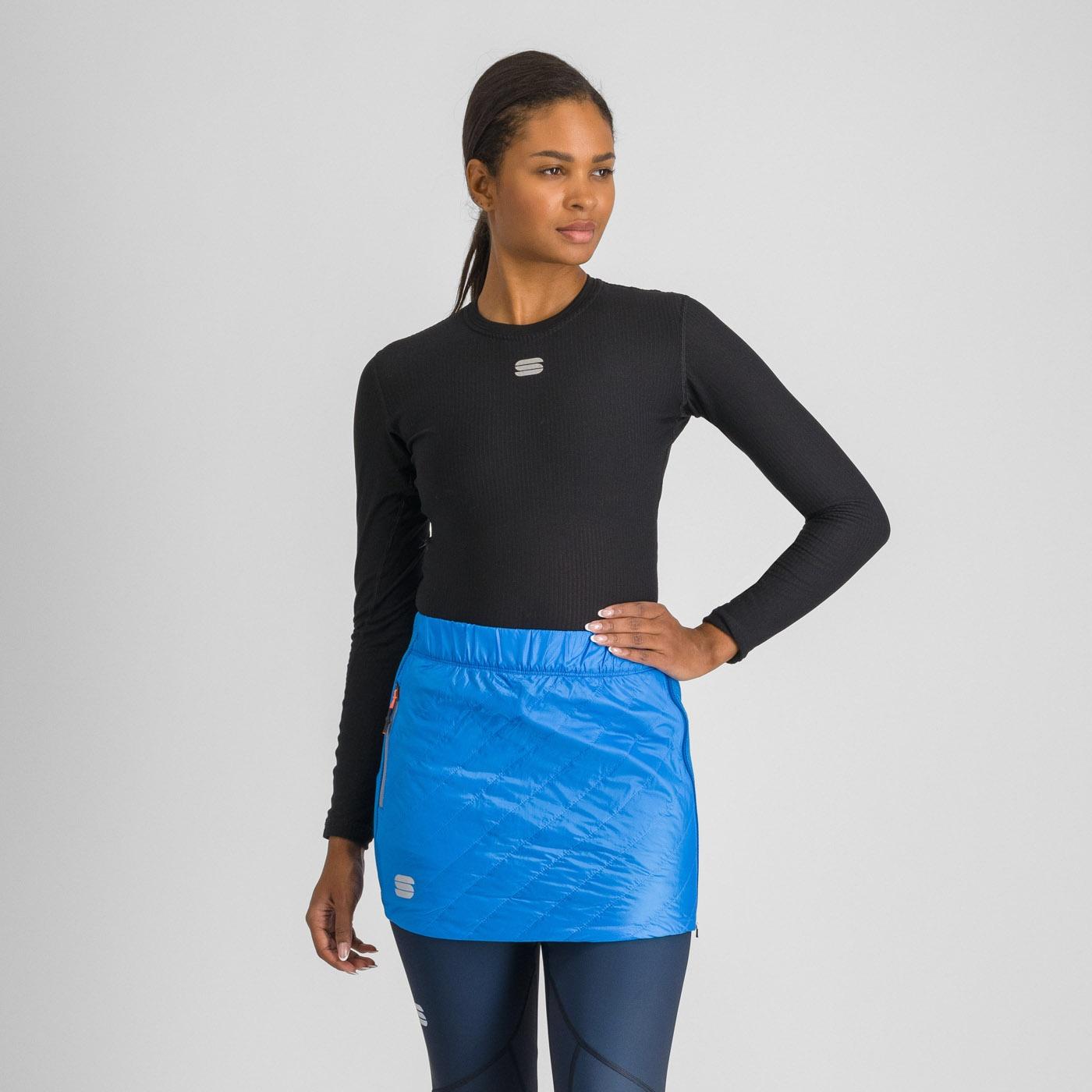 Rythmo skirt - brillant blue italy ble - sportful