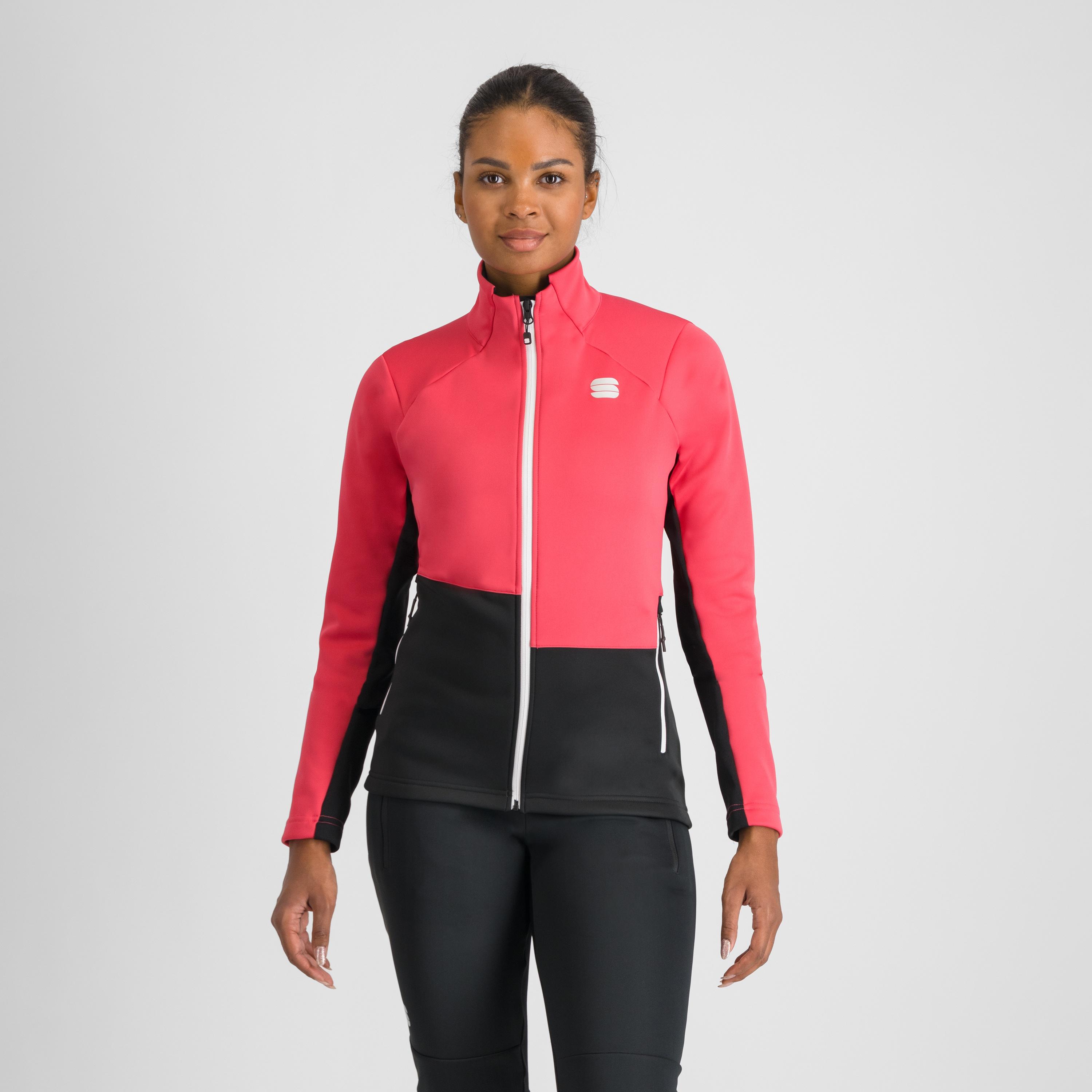 Engadin w jacket - raspberry pink/galaxy blue - sportful