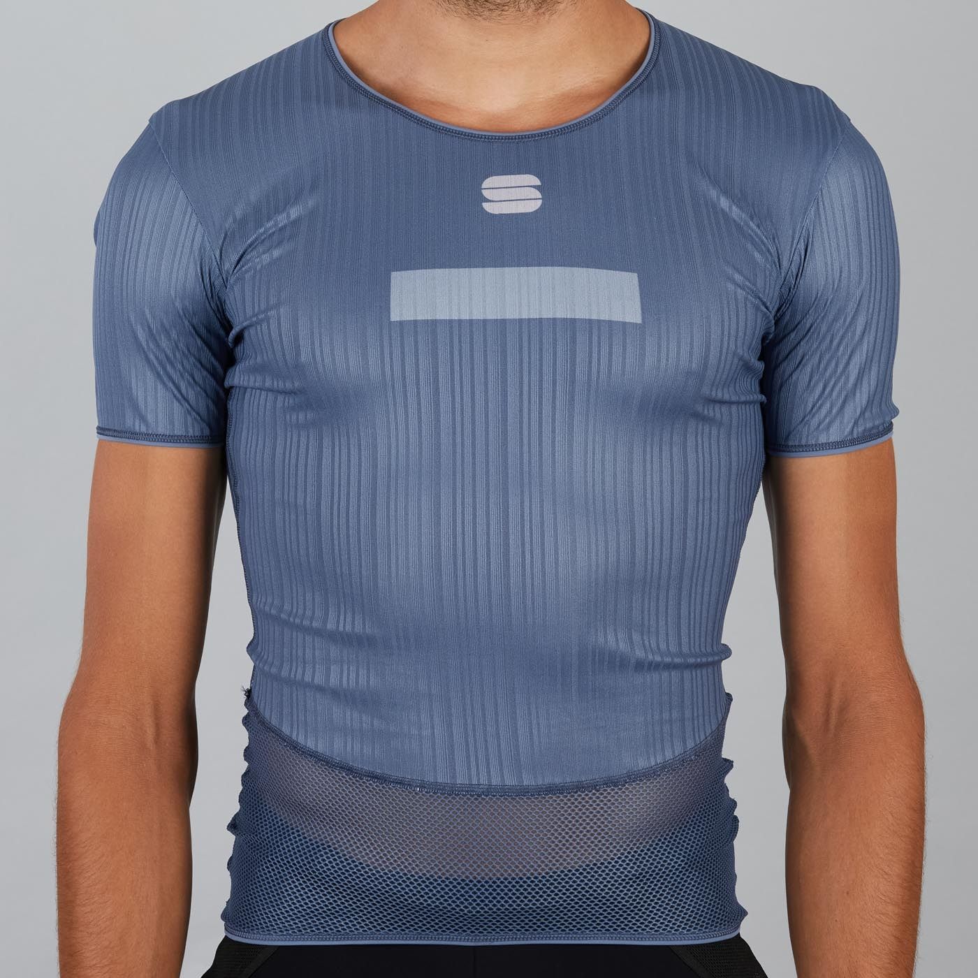Pro baselayer tee - blue sea cement - sportful