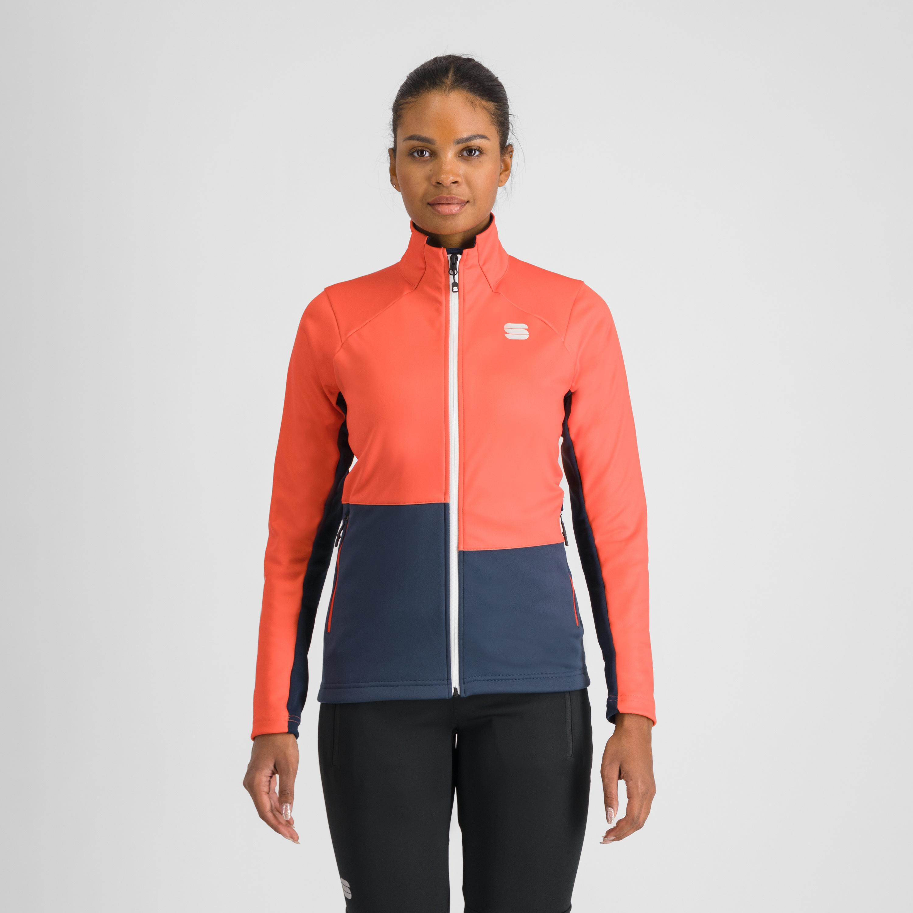 Engadin w jacket - pompelmo/galaxy blue - sportful