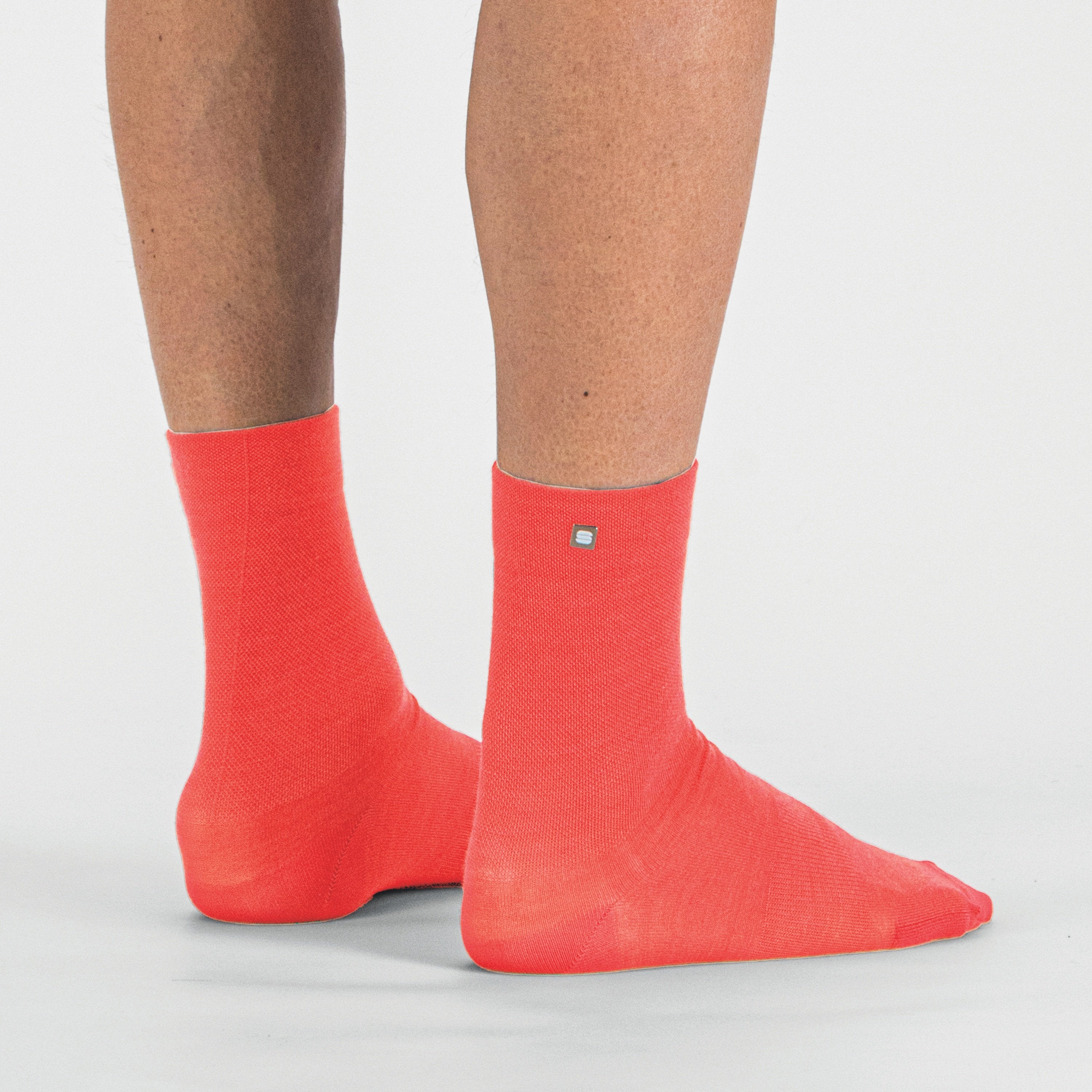 Matchy wool woman socks - pompelmo - sportful