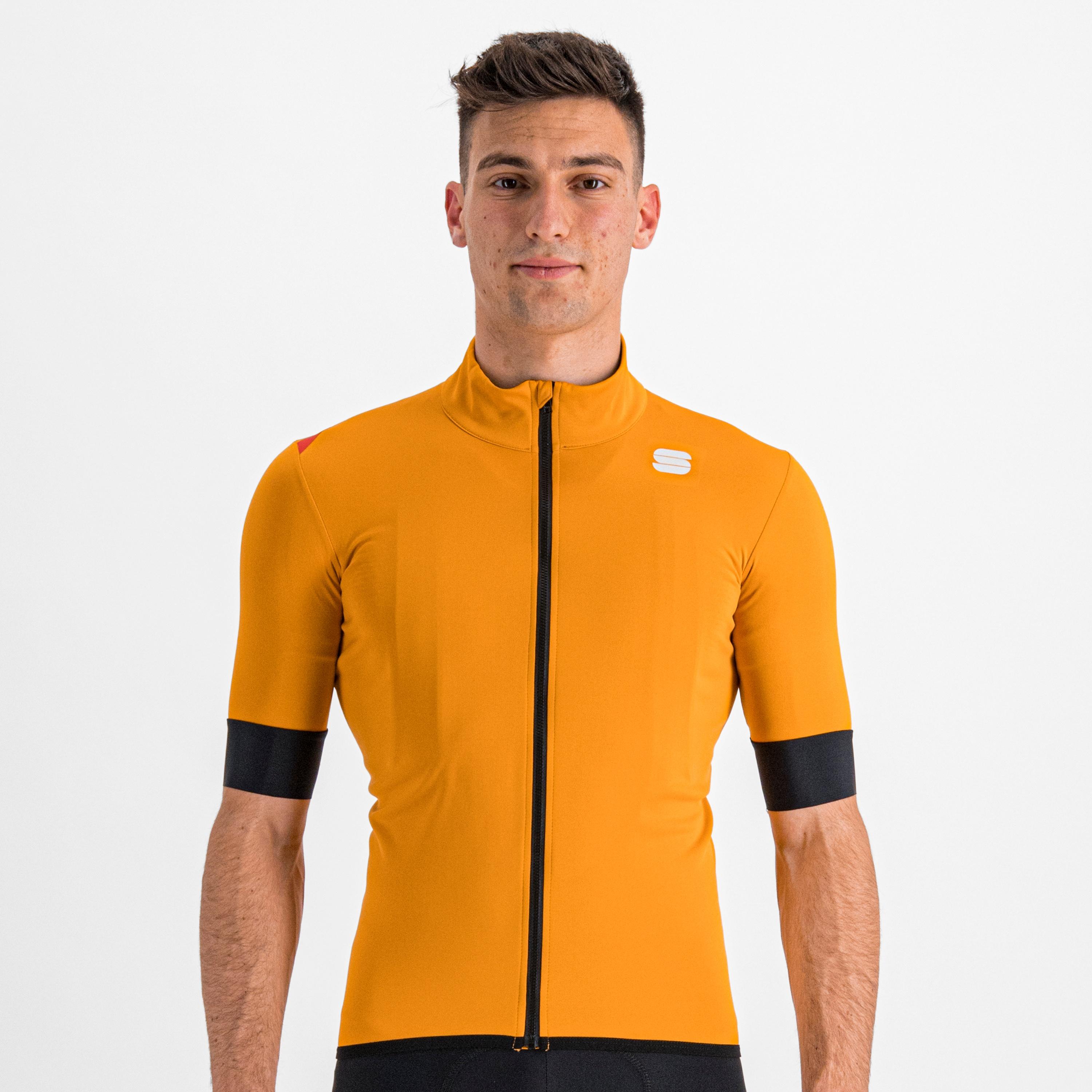Fiandre light no rain jacket short sleeve - dark gold - sportful