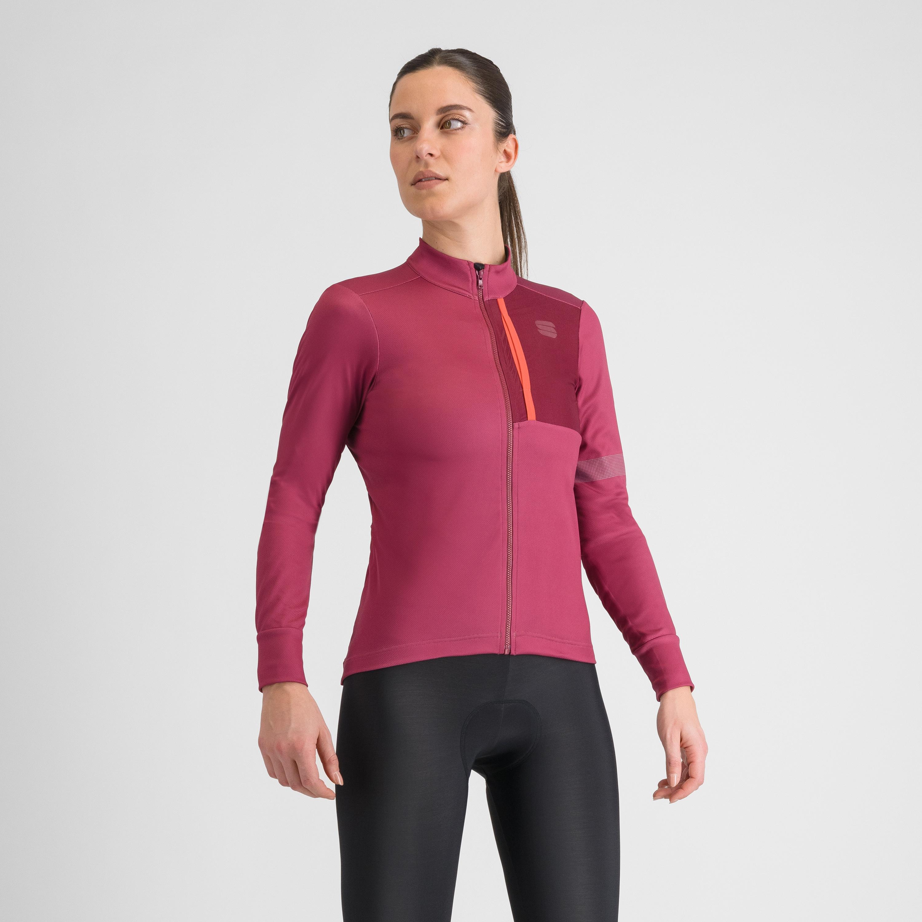 Supergiara woman thermal jersey - raspberry violet - sportful