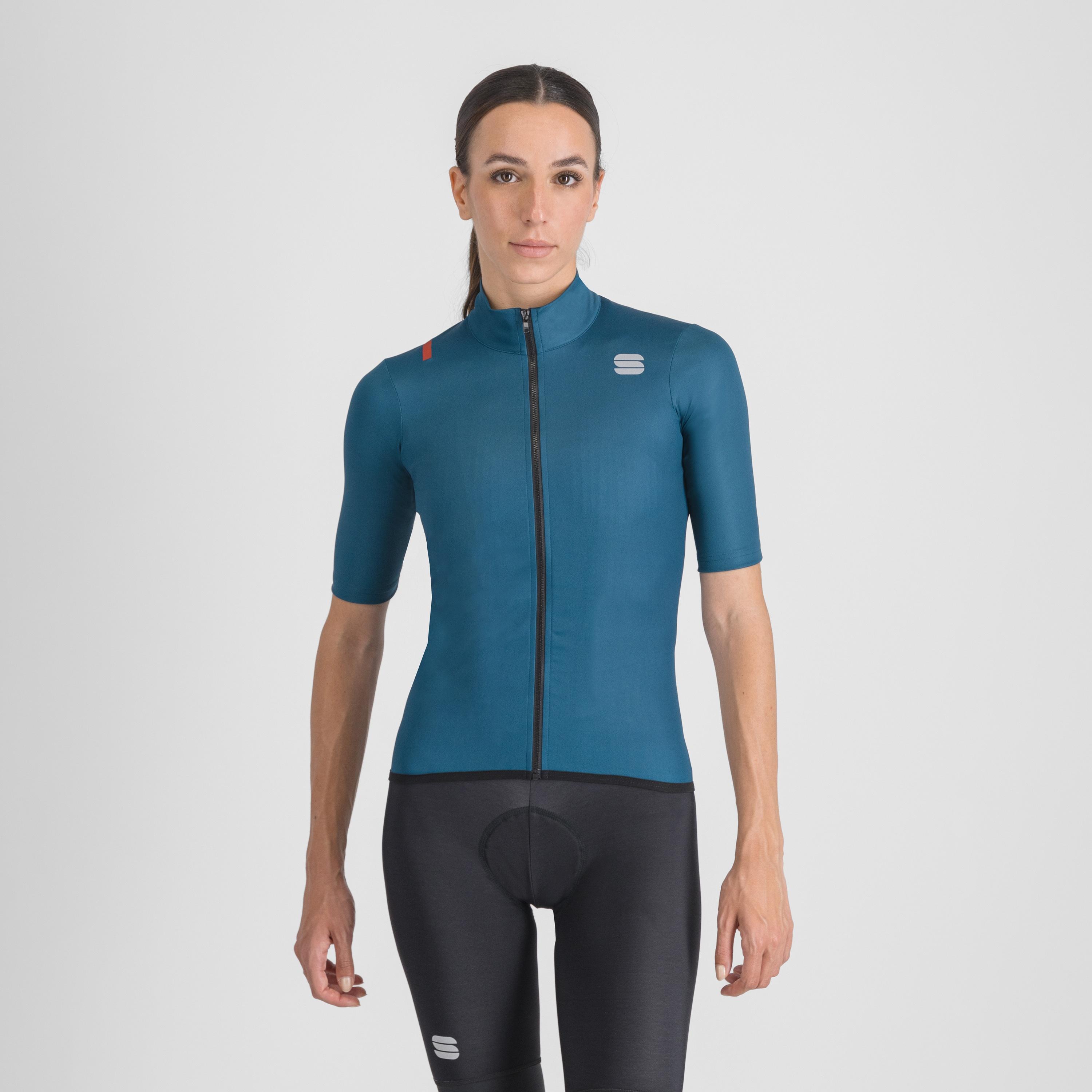 Fiandre light  short sleeve w jacket - teal blue - sportful