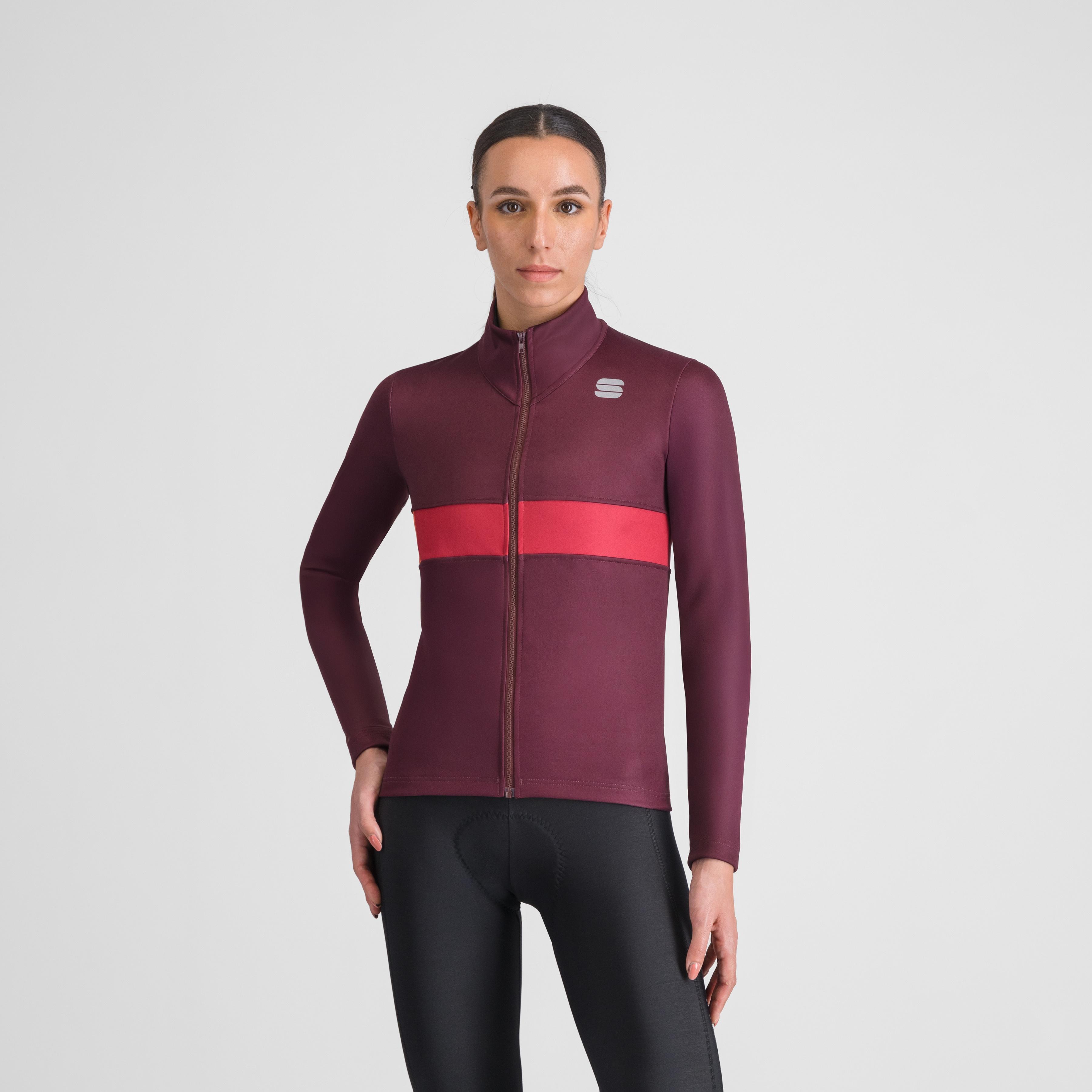 Neo 2 softshell w jacket - deep bordeaux red pompelmo - sportful