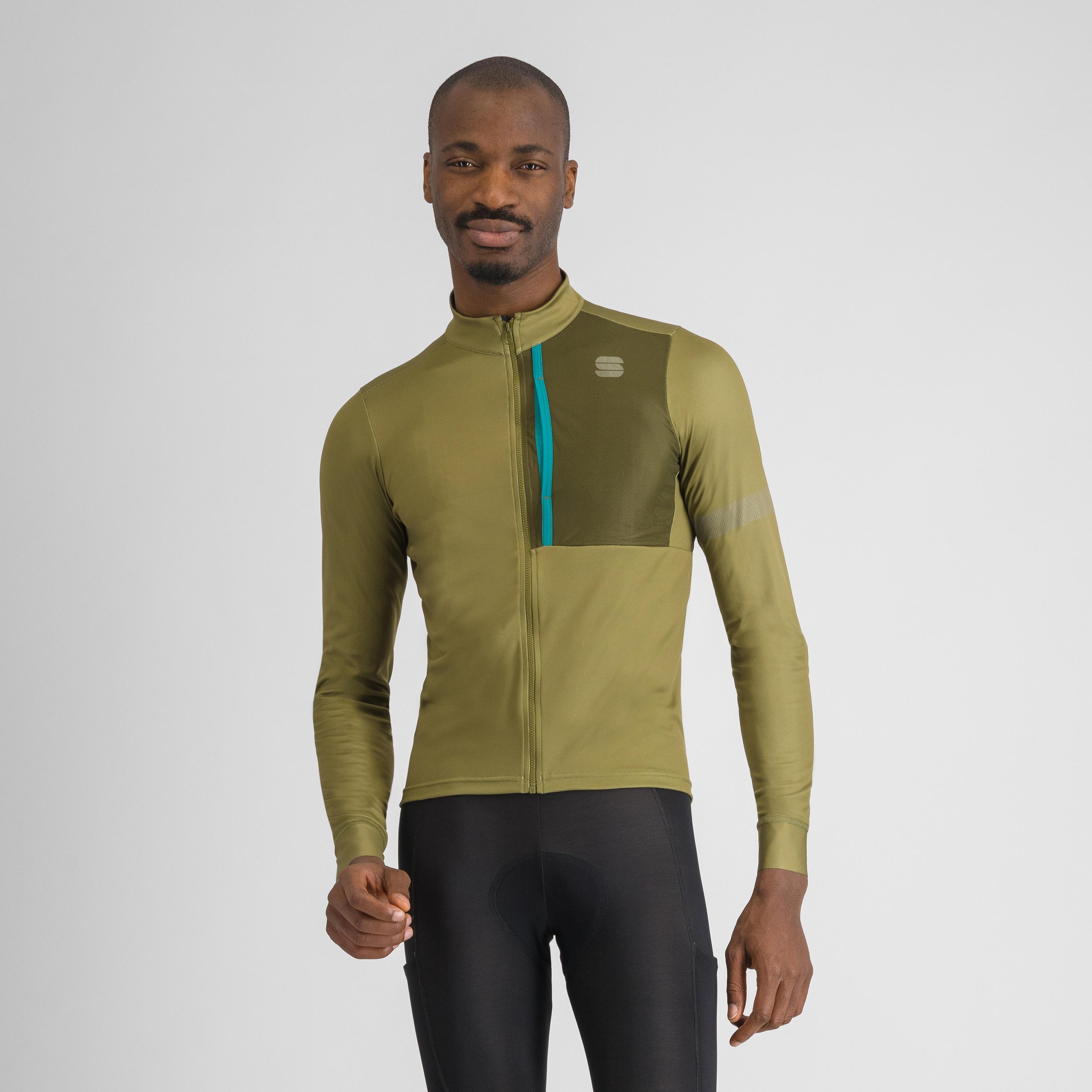 Supergiara thermal jersey - forest green - sportful