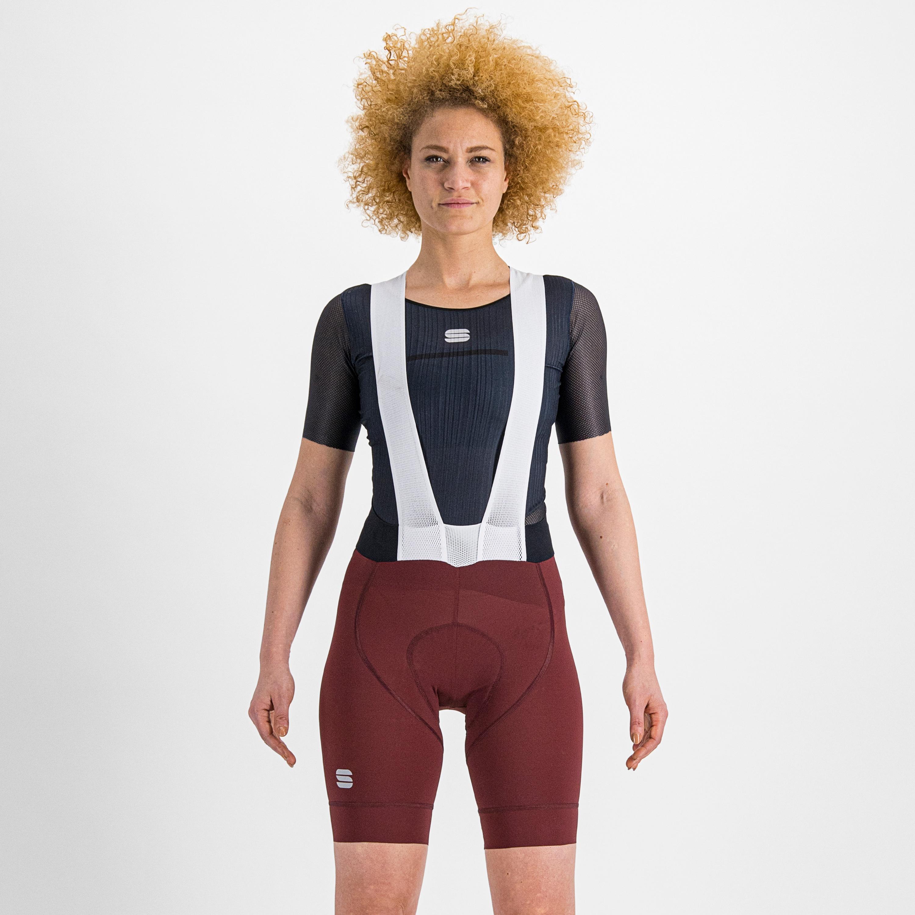 Bodyfit pro w bibshort - red wine - sportful