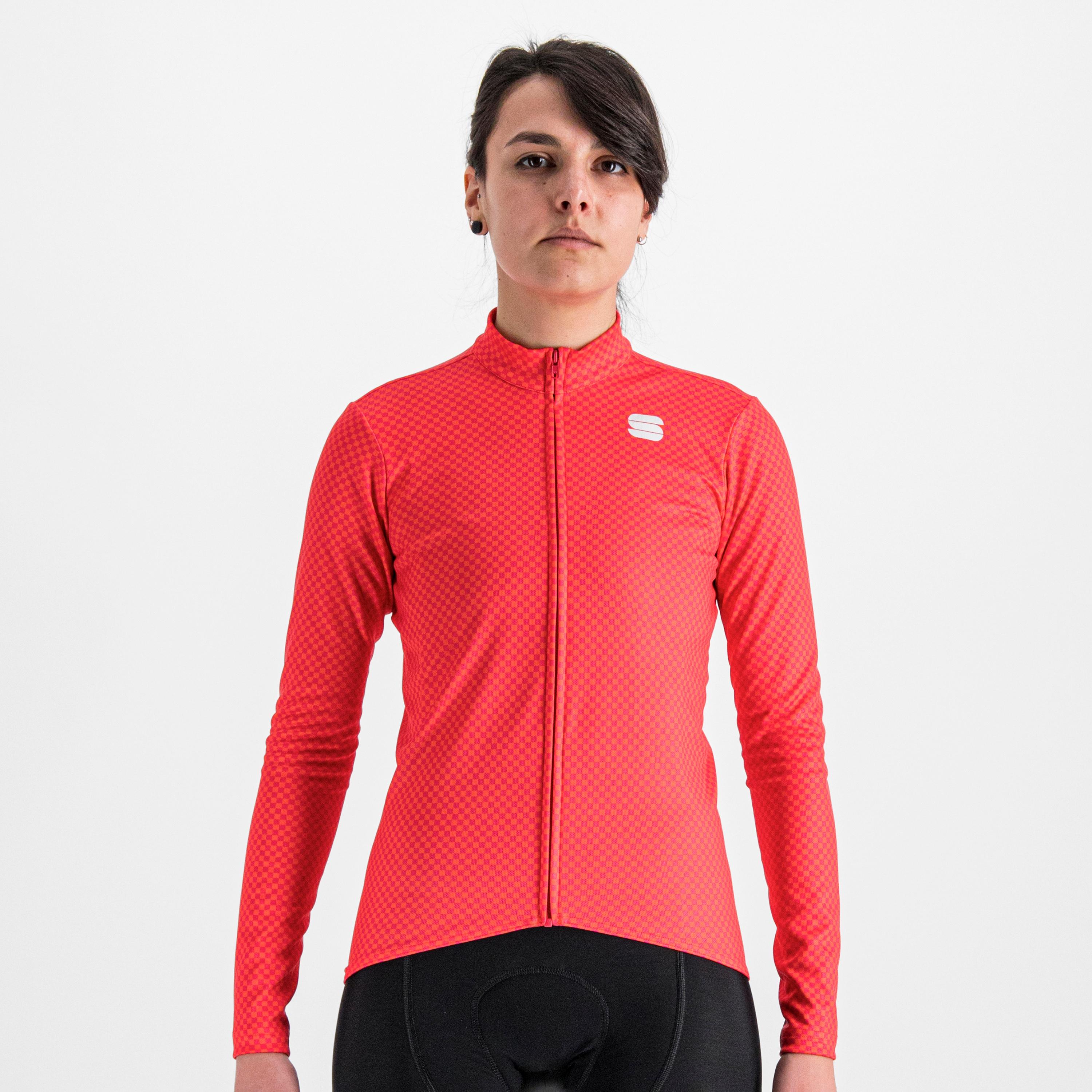 Checkmate w thermal jersey - pompelmo raspberry cedar - sportful