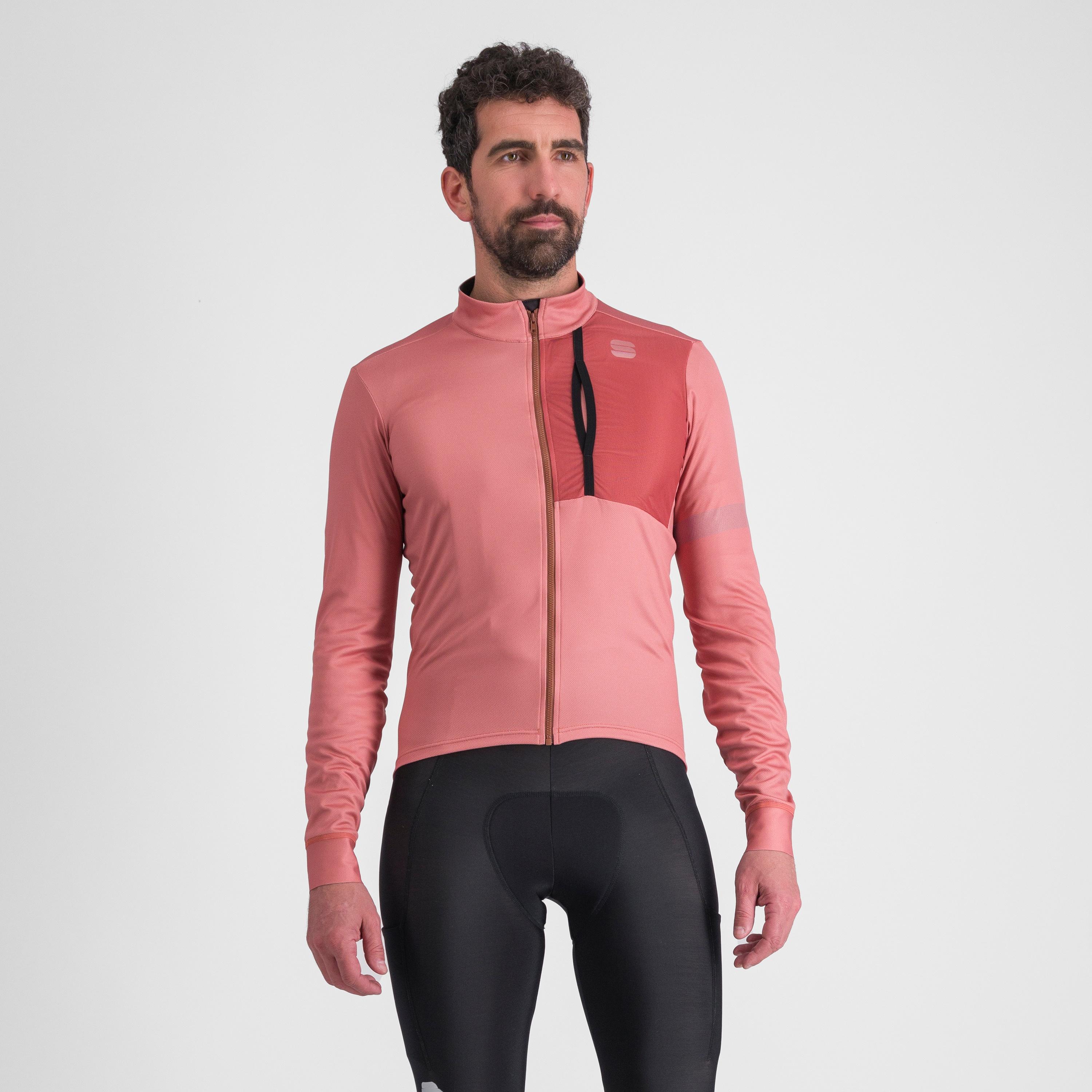 Supergiara thermal jersey - dusty red - sportful