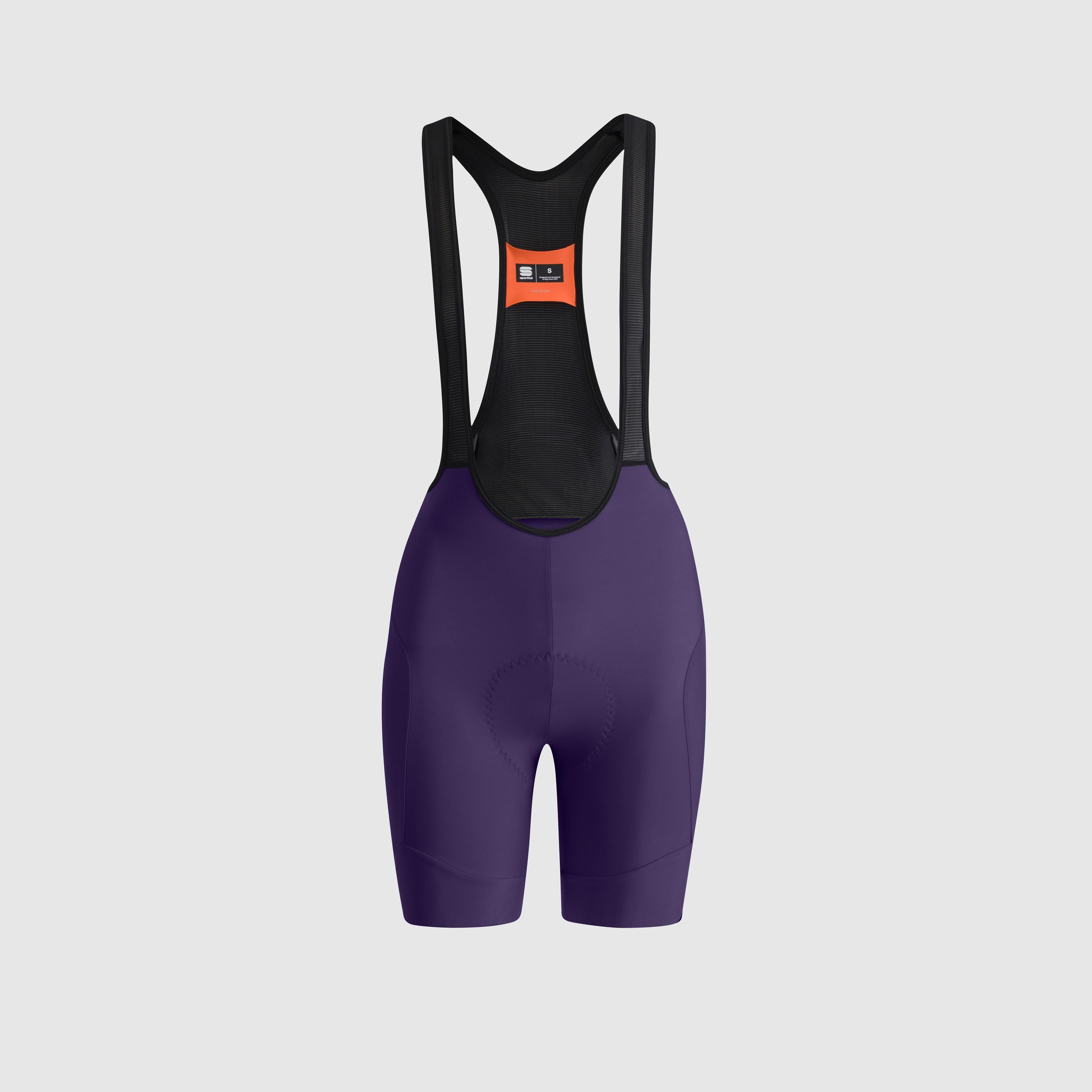 Colorful pulse w  shorty bibshort - deep purple - sportful