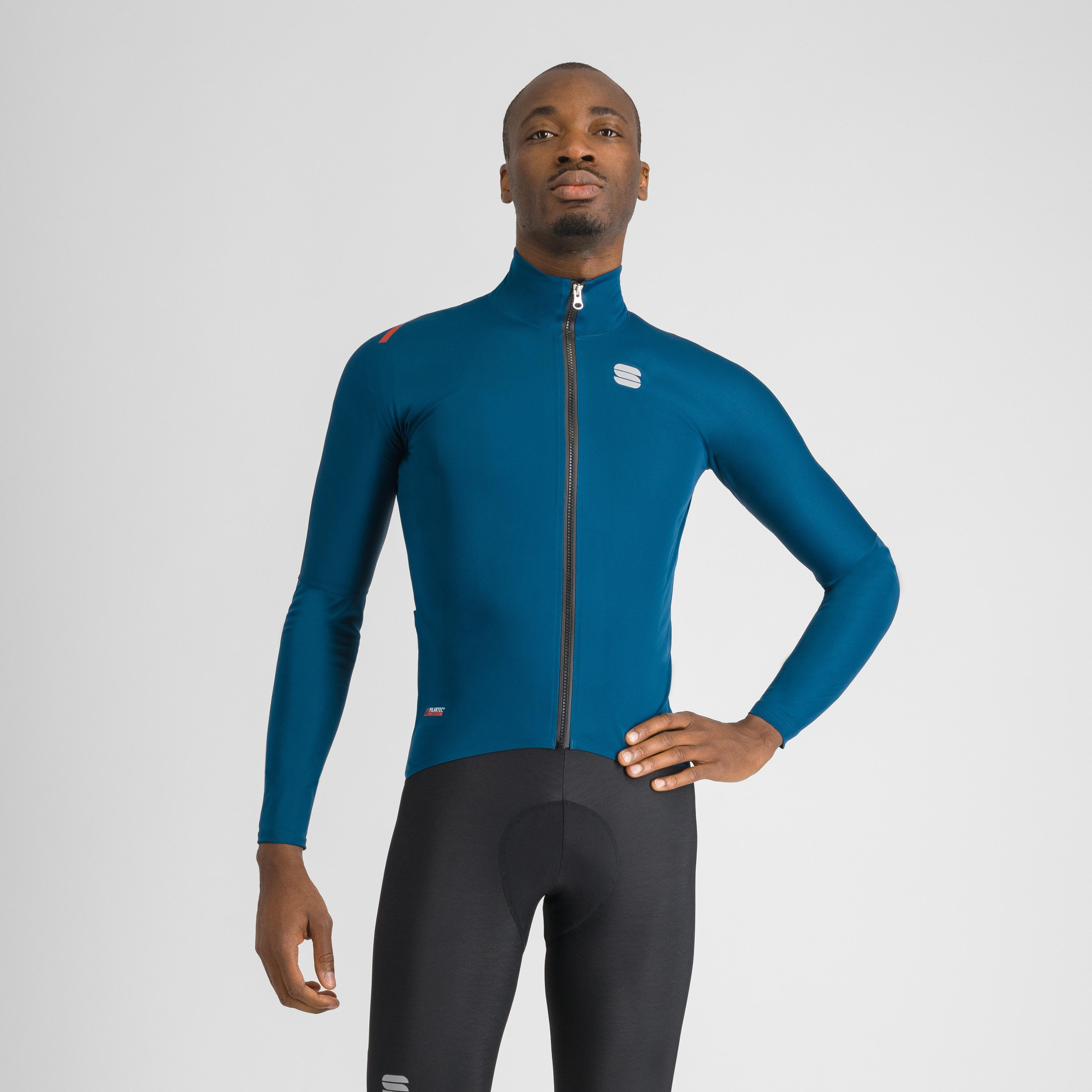 Fiandre pro 2 jacket long sleeves - teal blu - sportful