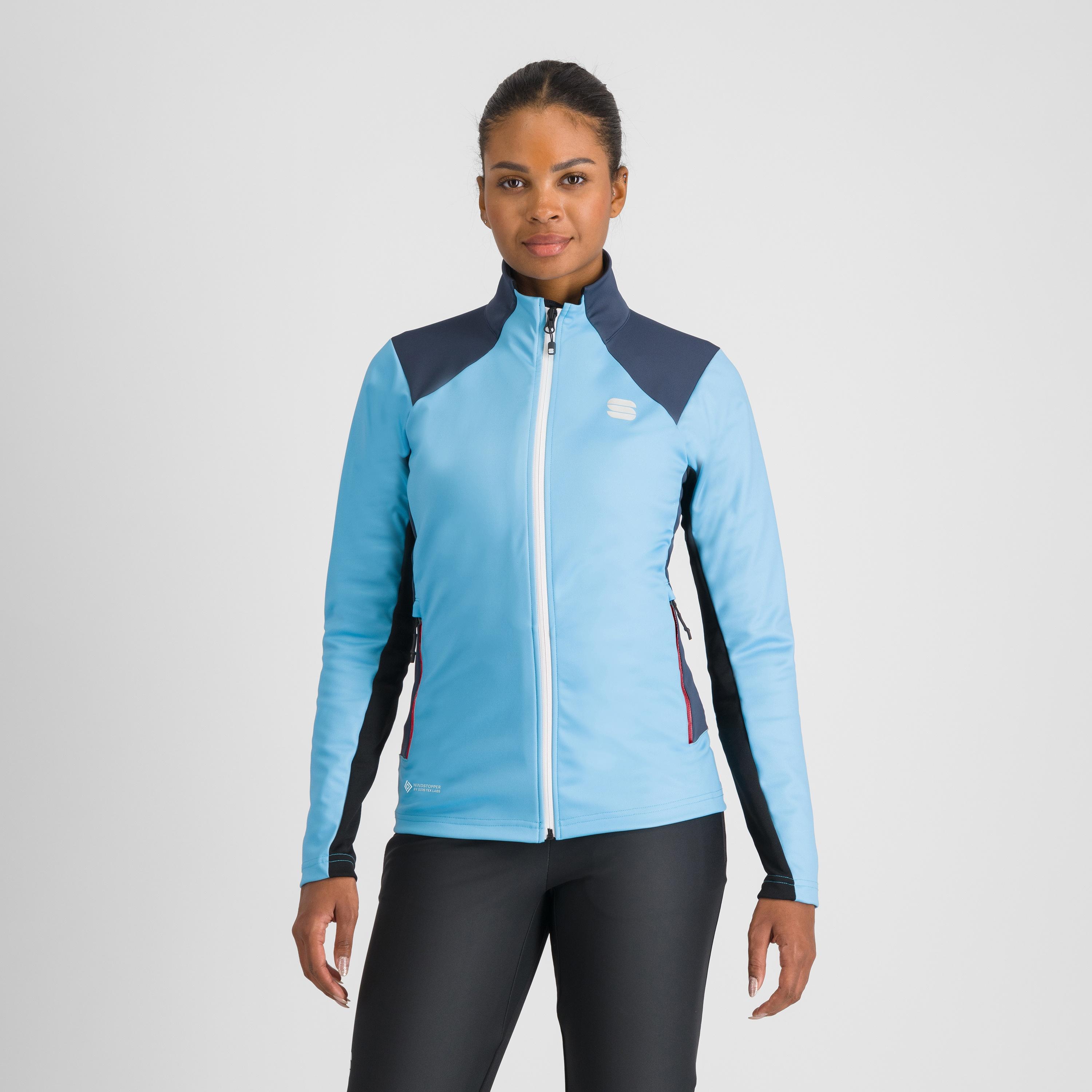 Squadra w jacket - blue aquarius/galaxy blue - sportful