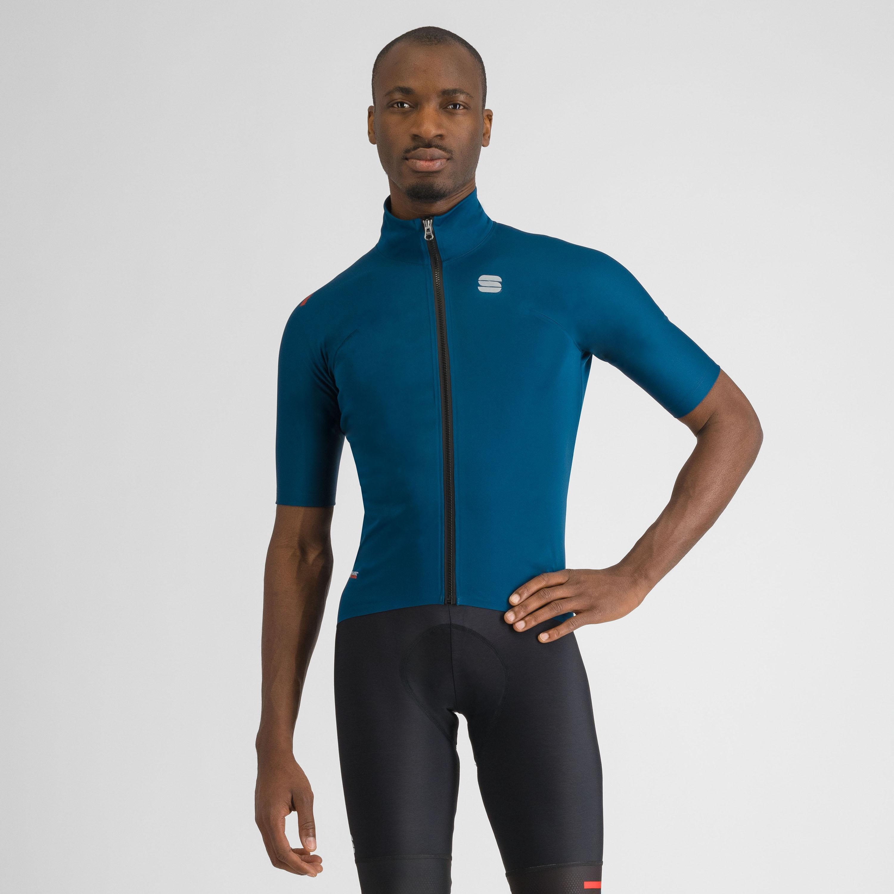 Fiandre pro 2 jacket short sleeves - teal blu - sportful