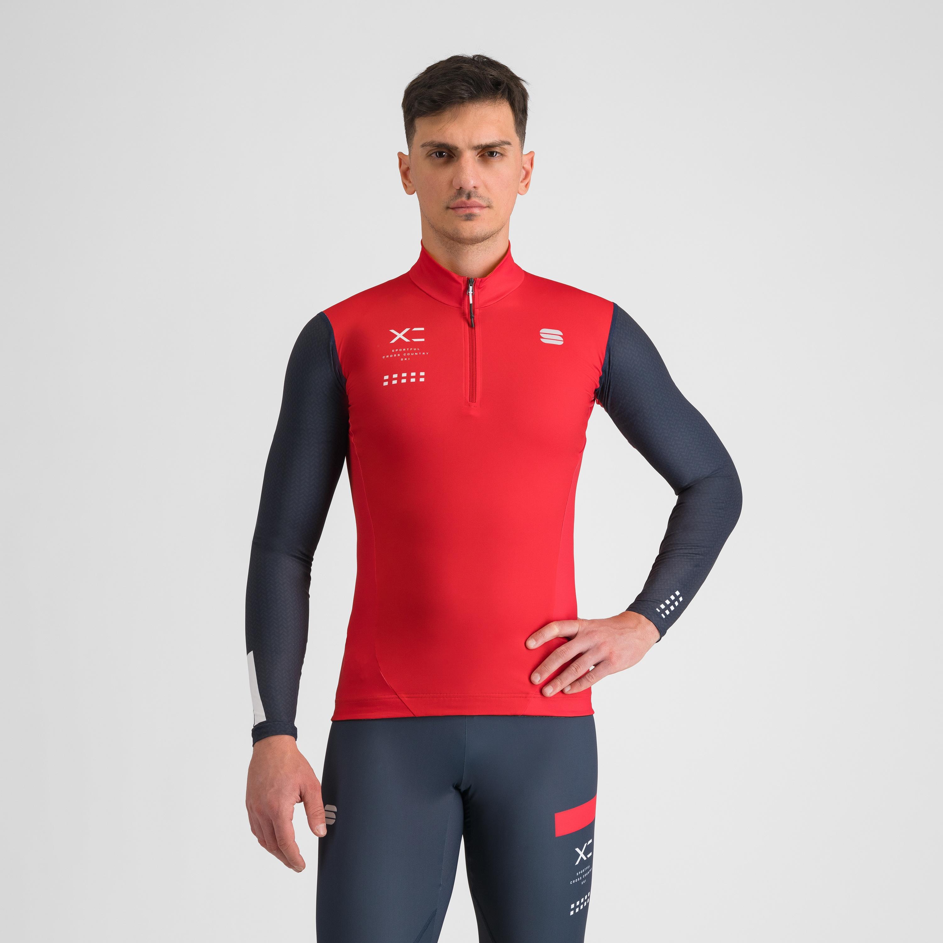 Squadra jersey - tango red/galaxy blue - sportful