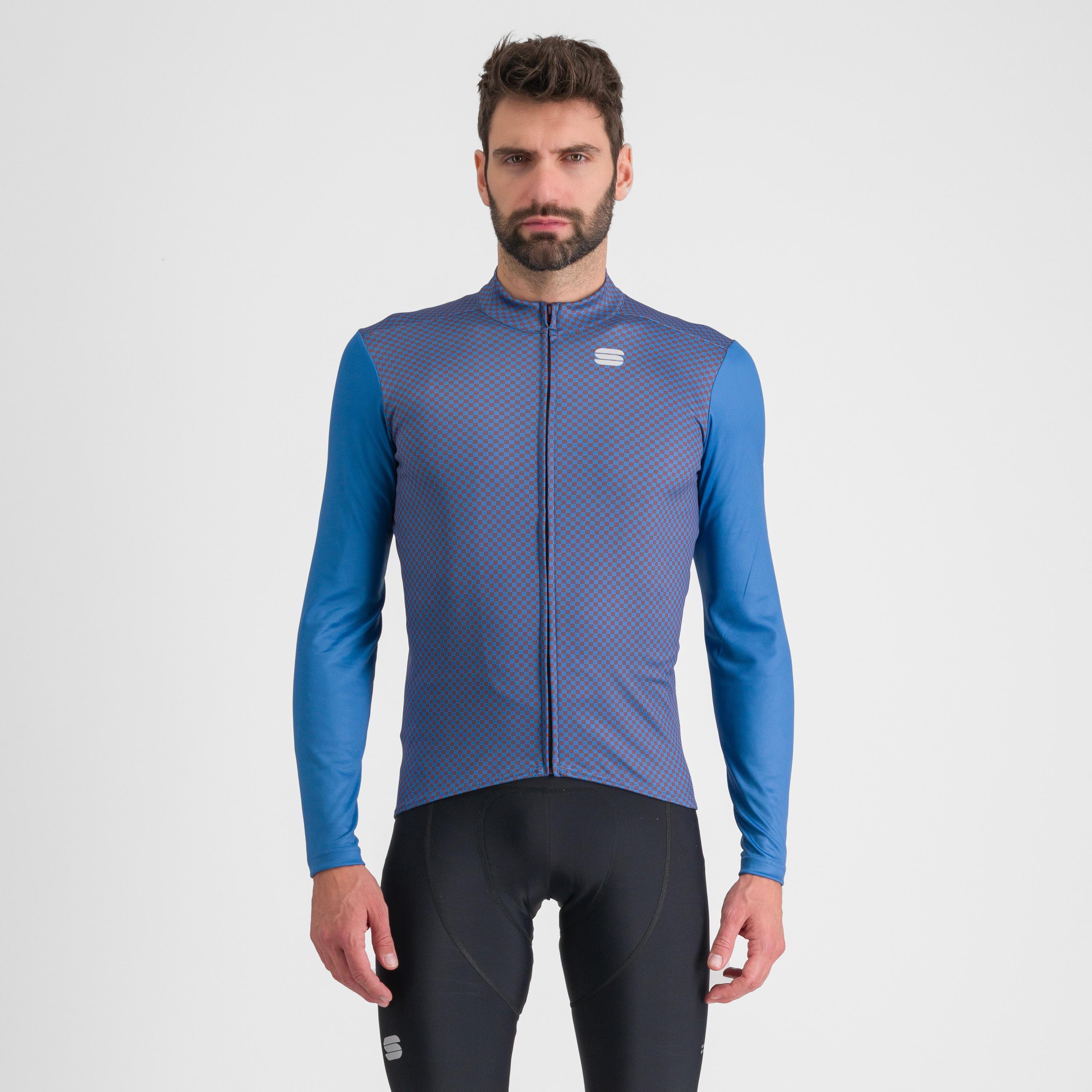 Checkmate thermal jersey - blue denim huckleberry - sportful