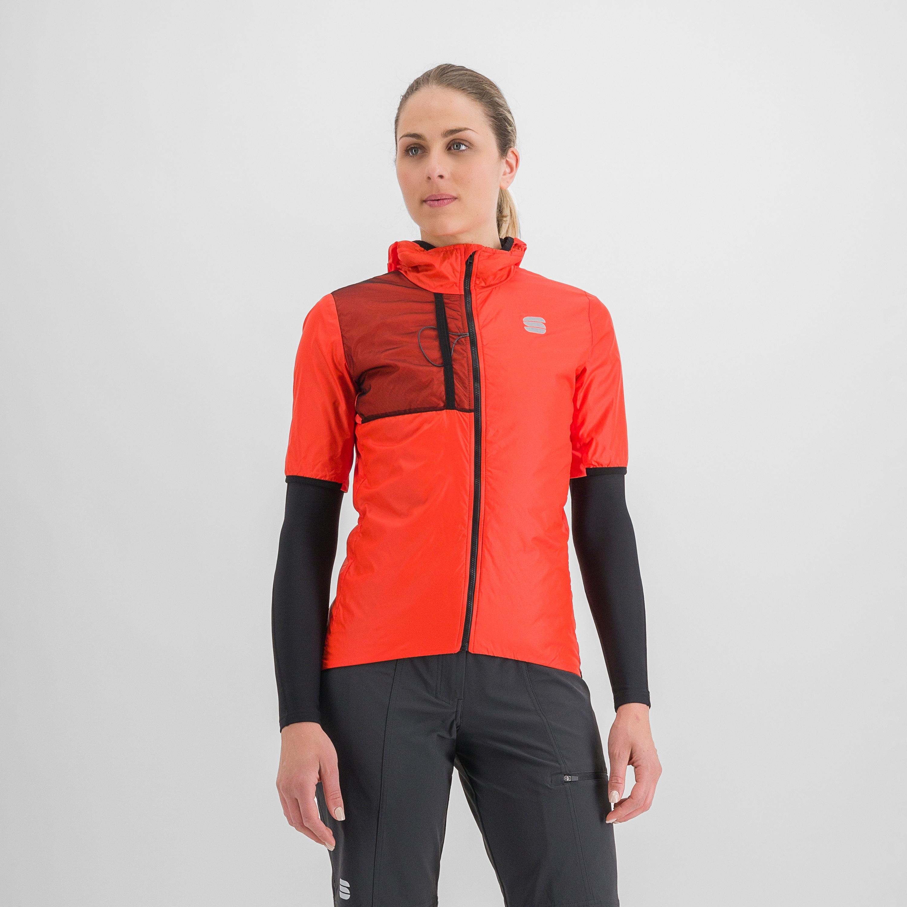 Supergiara w puffy short sleeve - pompelmo - sportful