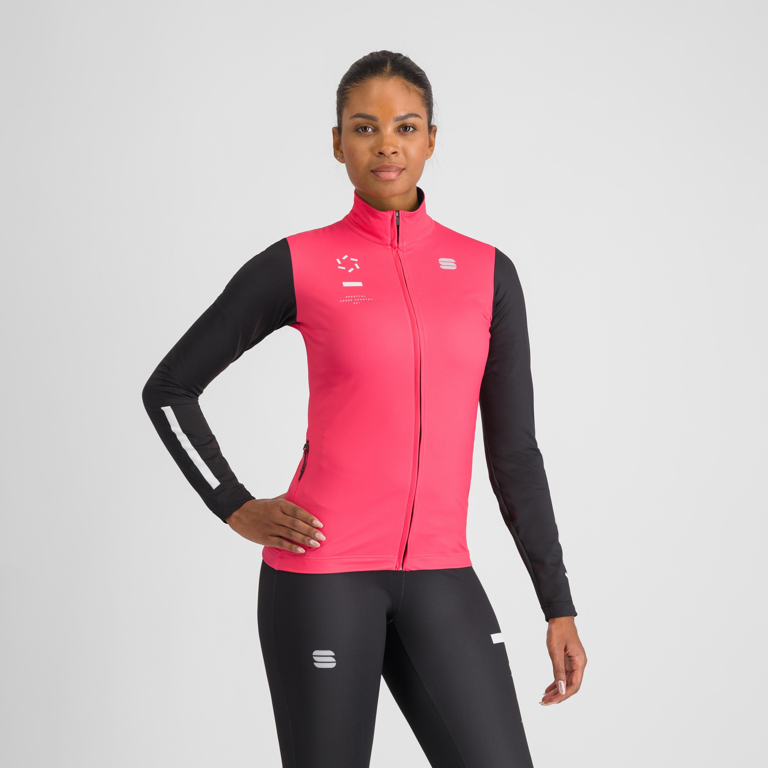 Squadra w jersey - raspberry pink/black - sportful
