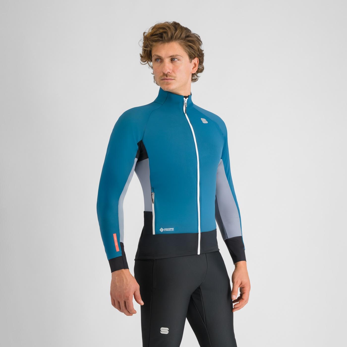 Apex jacket - blue corsair/cement/black - sportful