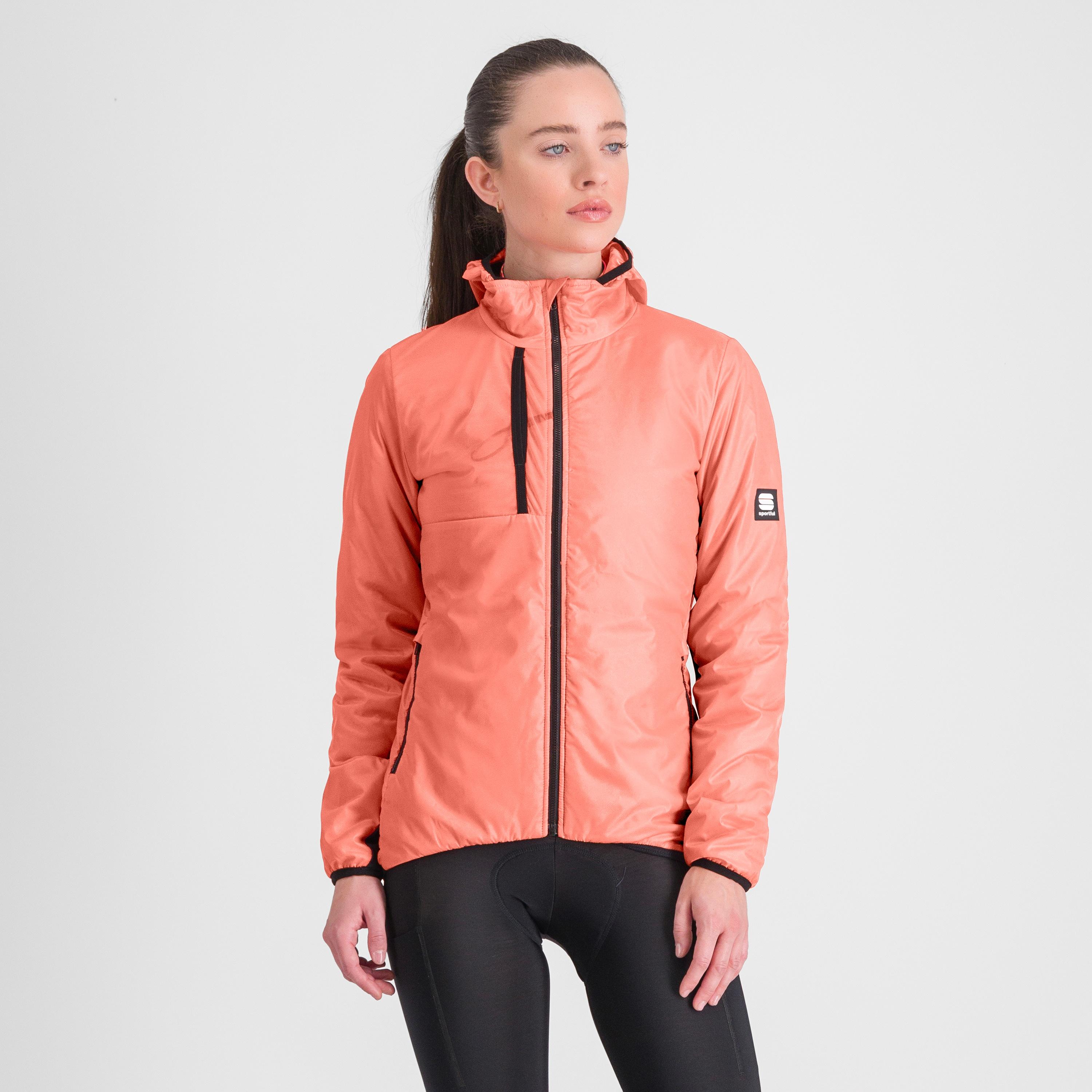 Supergiara w puffy long sleeve - pompelmo - sportful