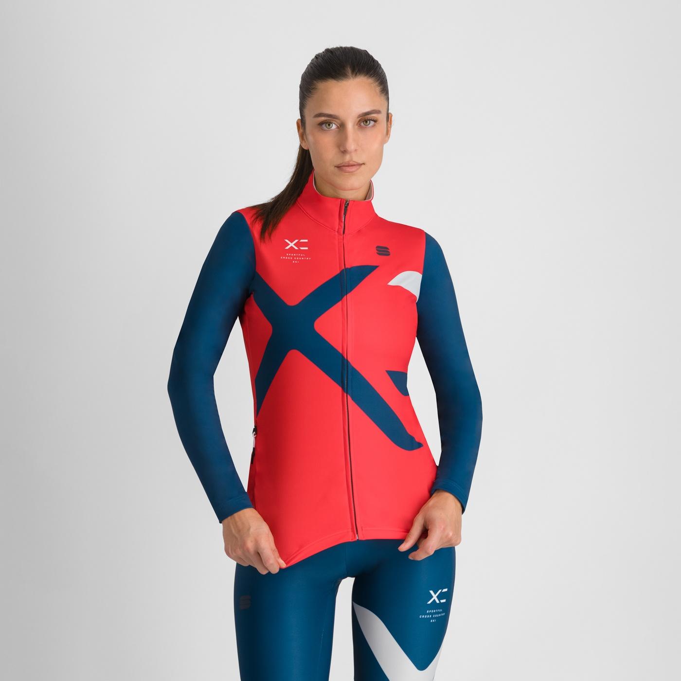 Squadra w jersey - hibiscus/teal blue - sportful