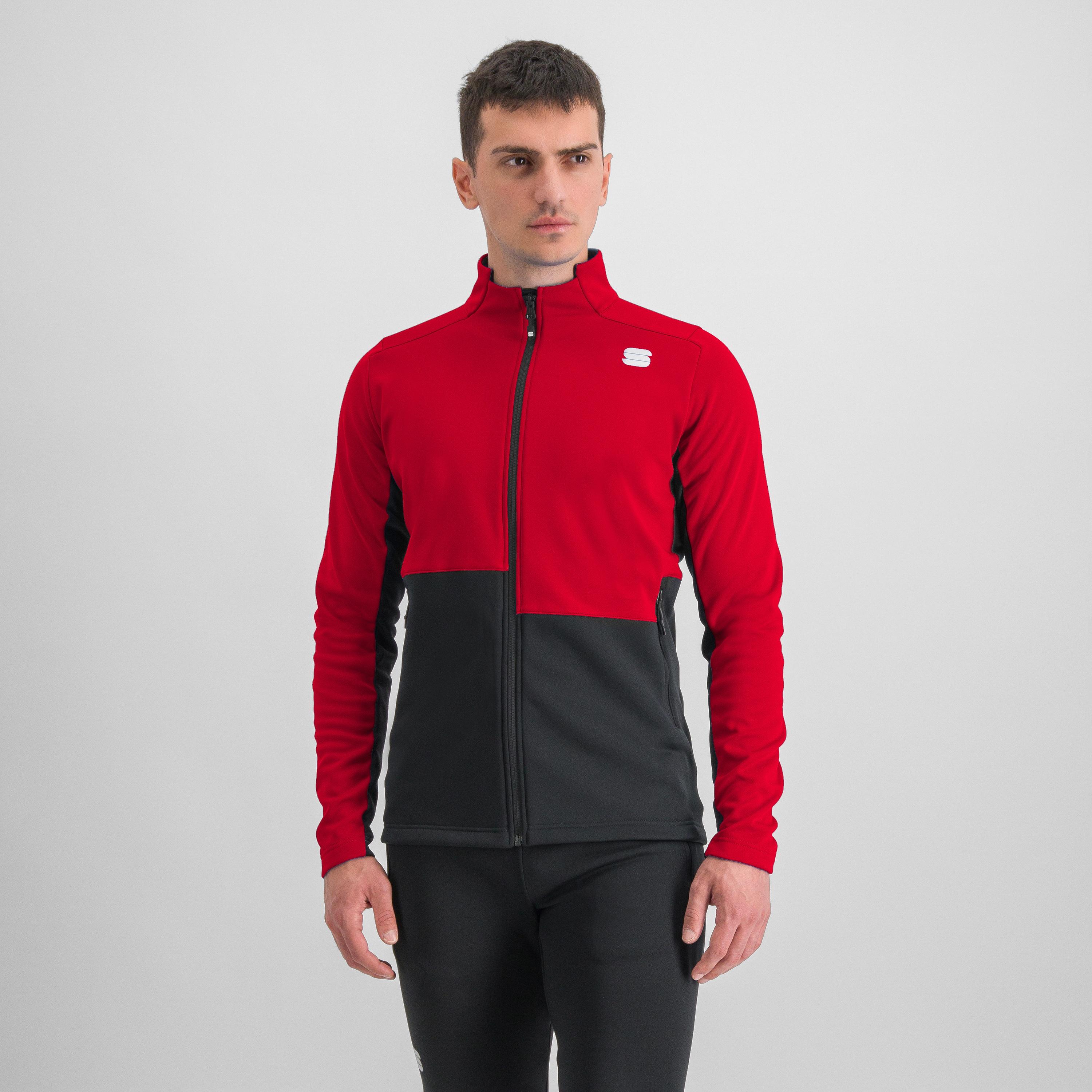 Engadin jacket - tango red - sportful