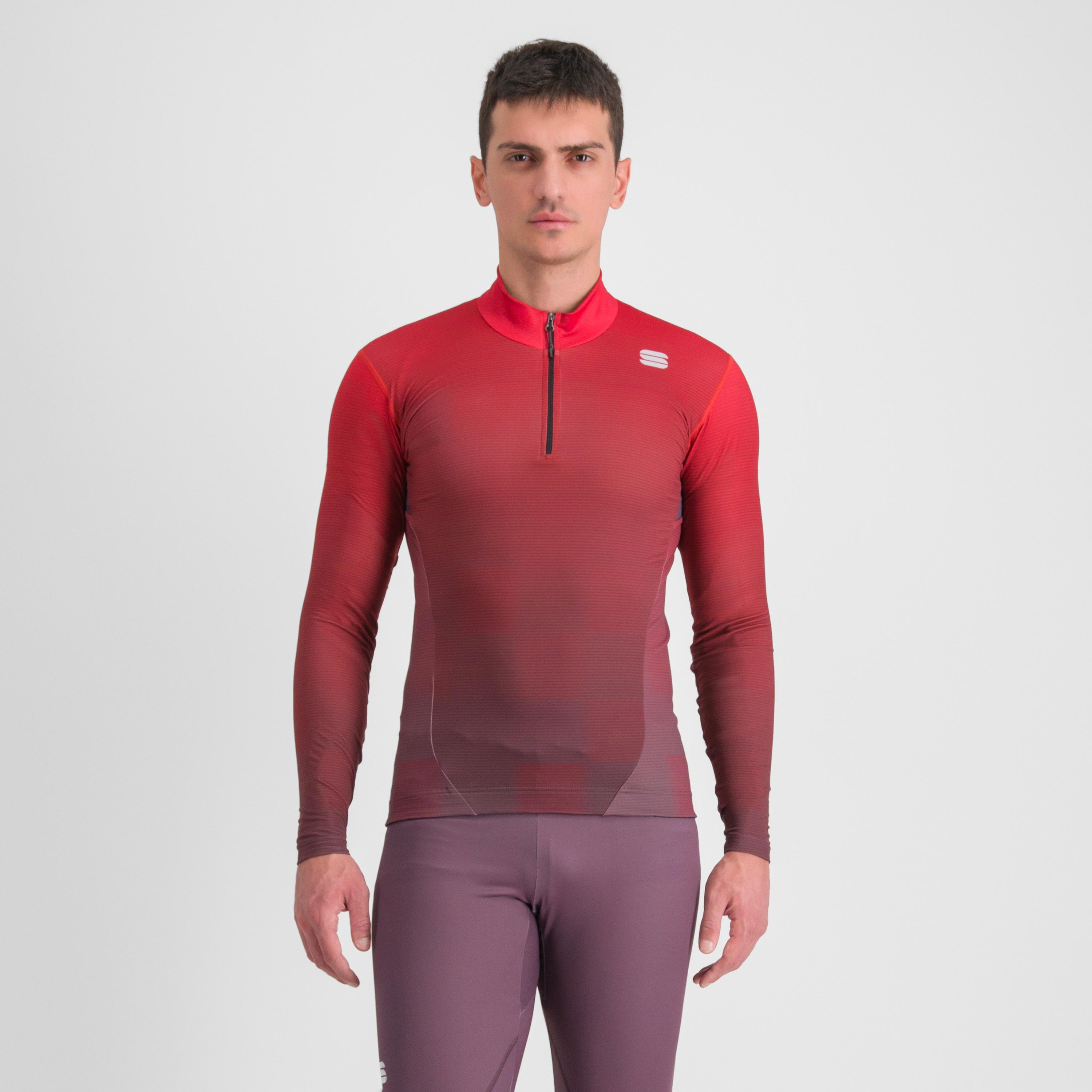 Squadra jersey - huckleberry/tango red - sportful