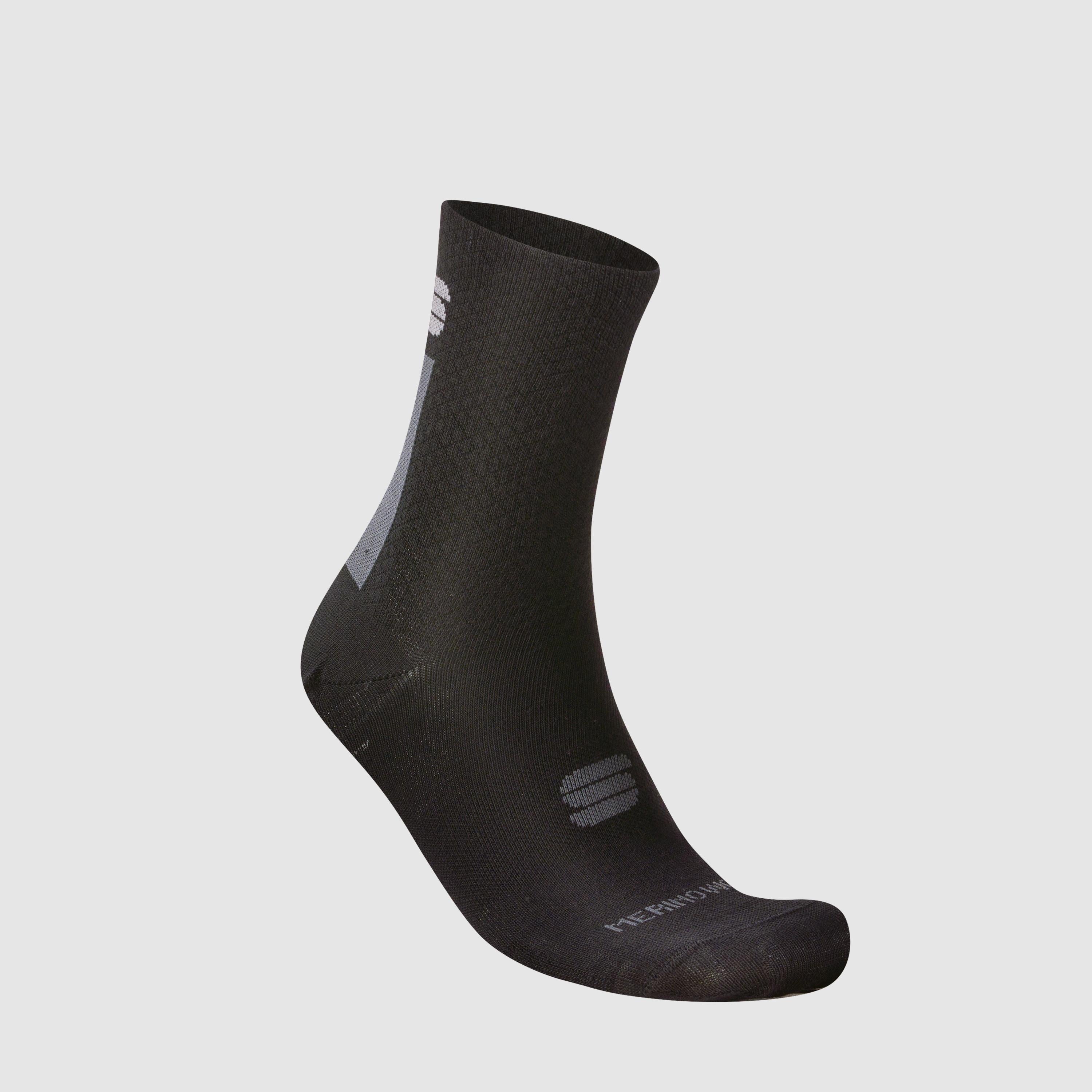 Wool woman 16 socks - black anthracite - sportful