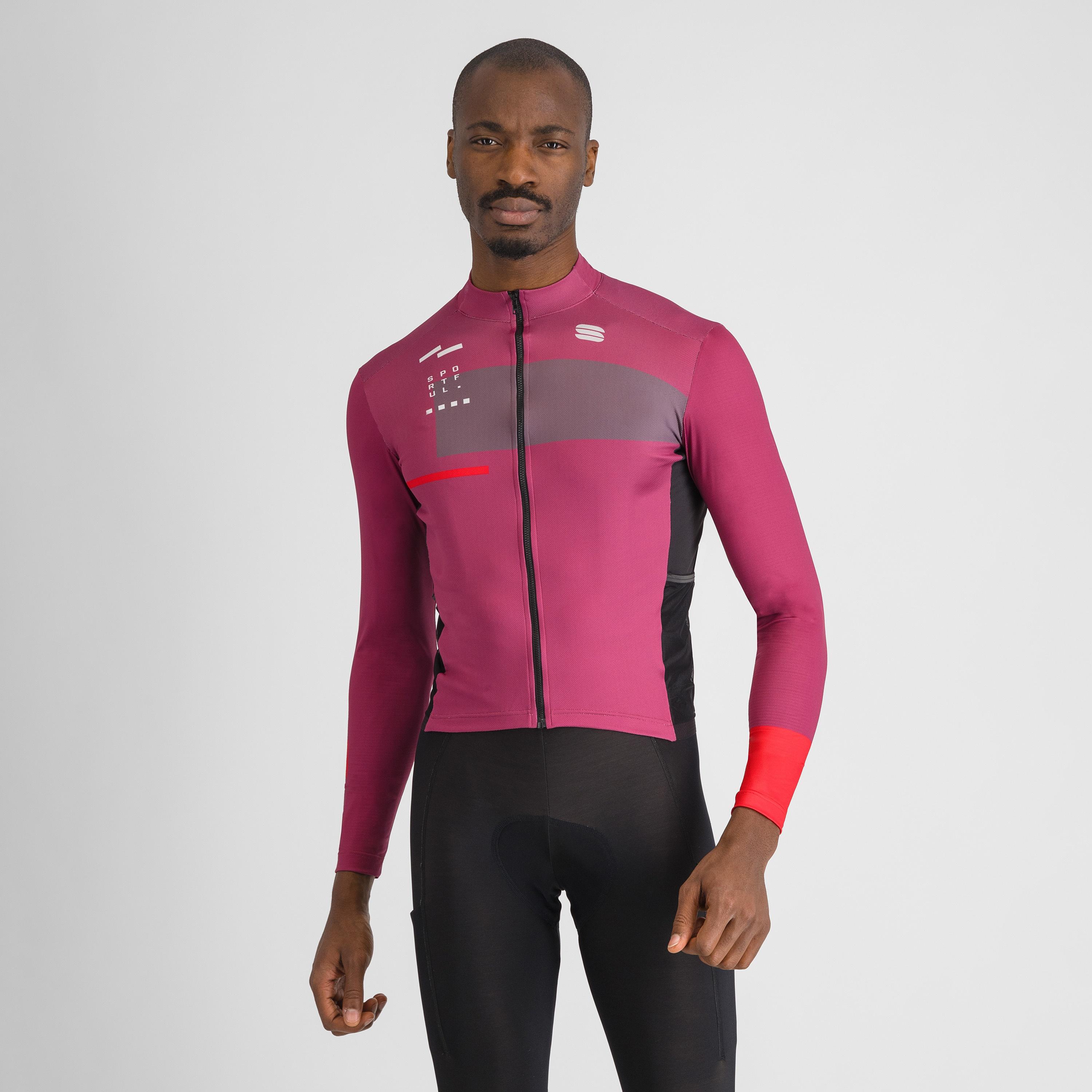 Breakout supergiara thermal jersey - raspberry violet huckleberry b - sportful