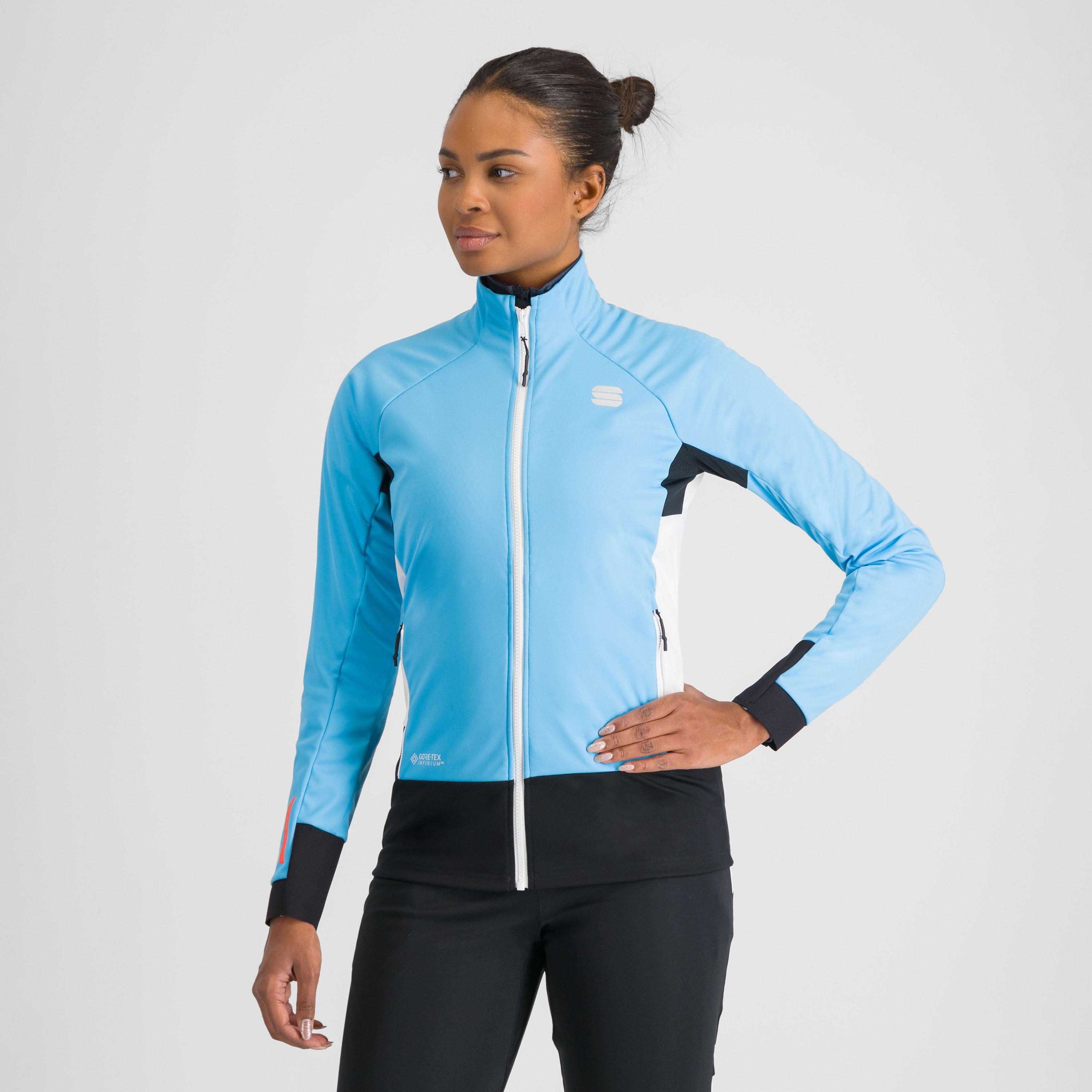 Apex w jacket - blue aquarius/white - sportful