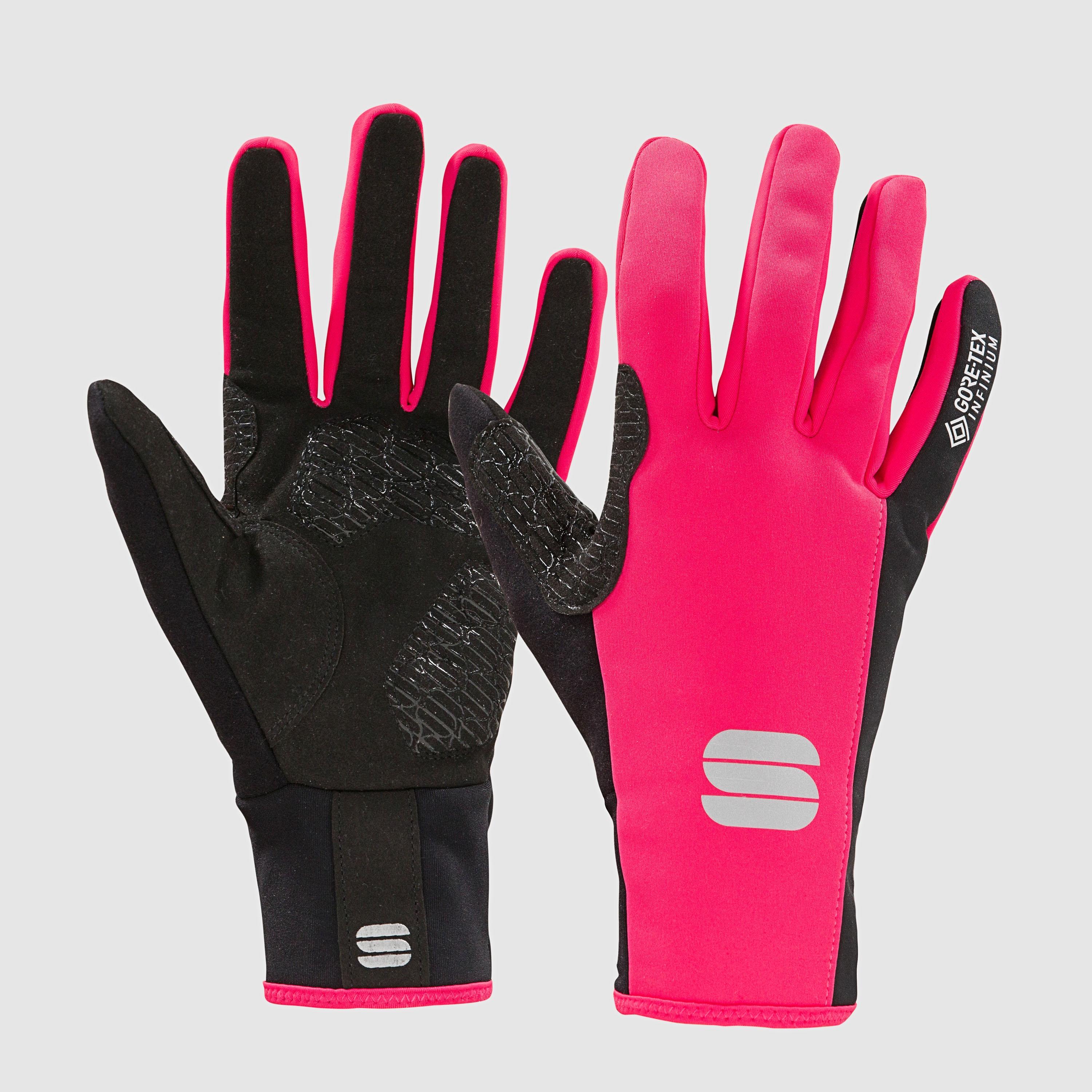 Ws essential 2 woman gloves - raspberry black - sportful