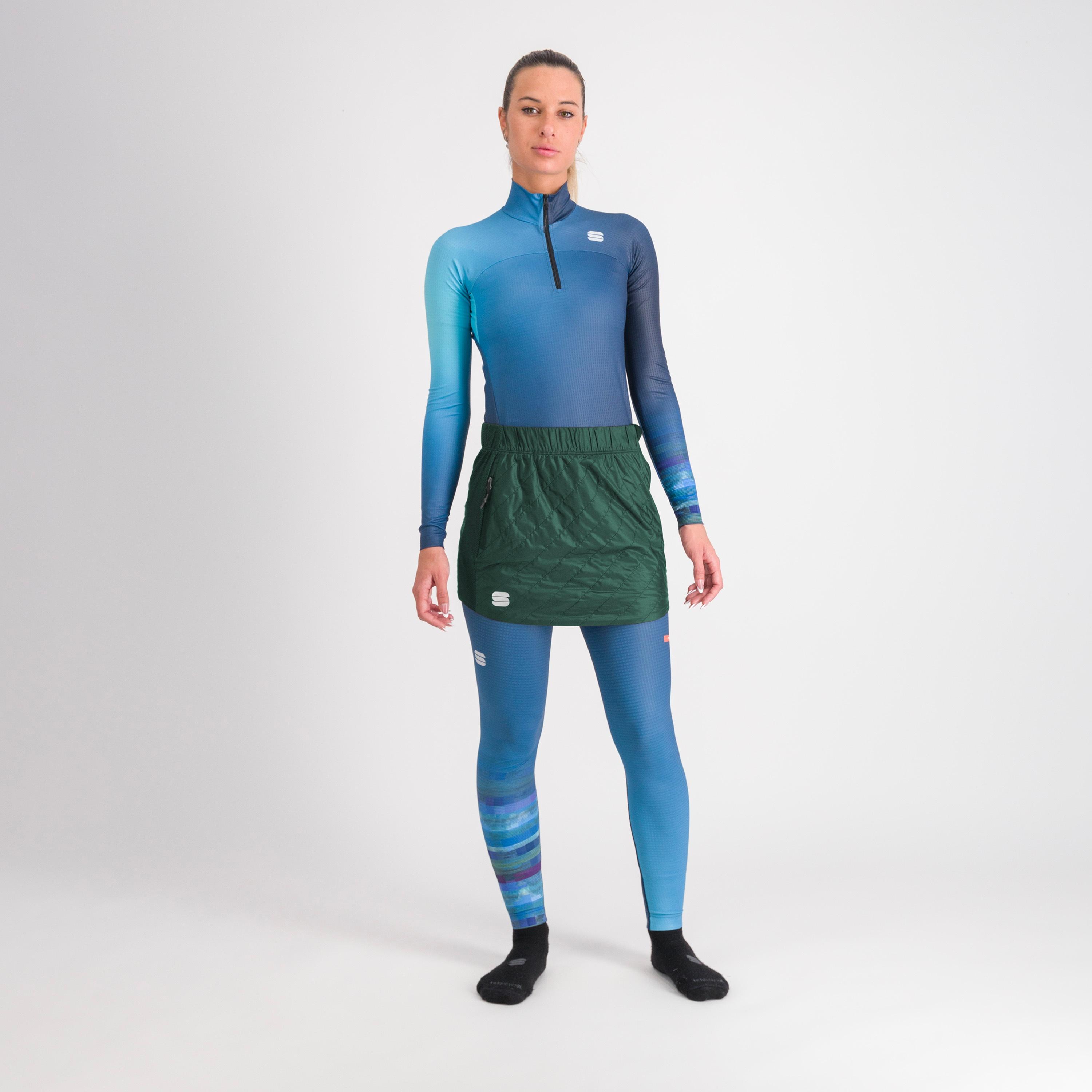 Rythmo skirt - shrub green - sportful