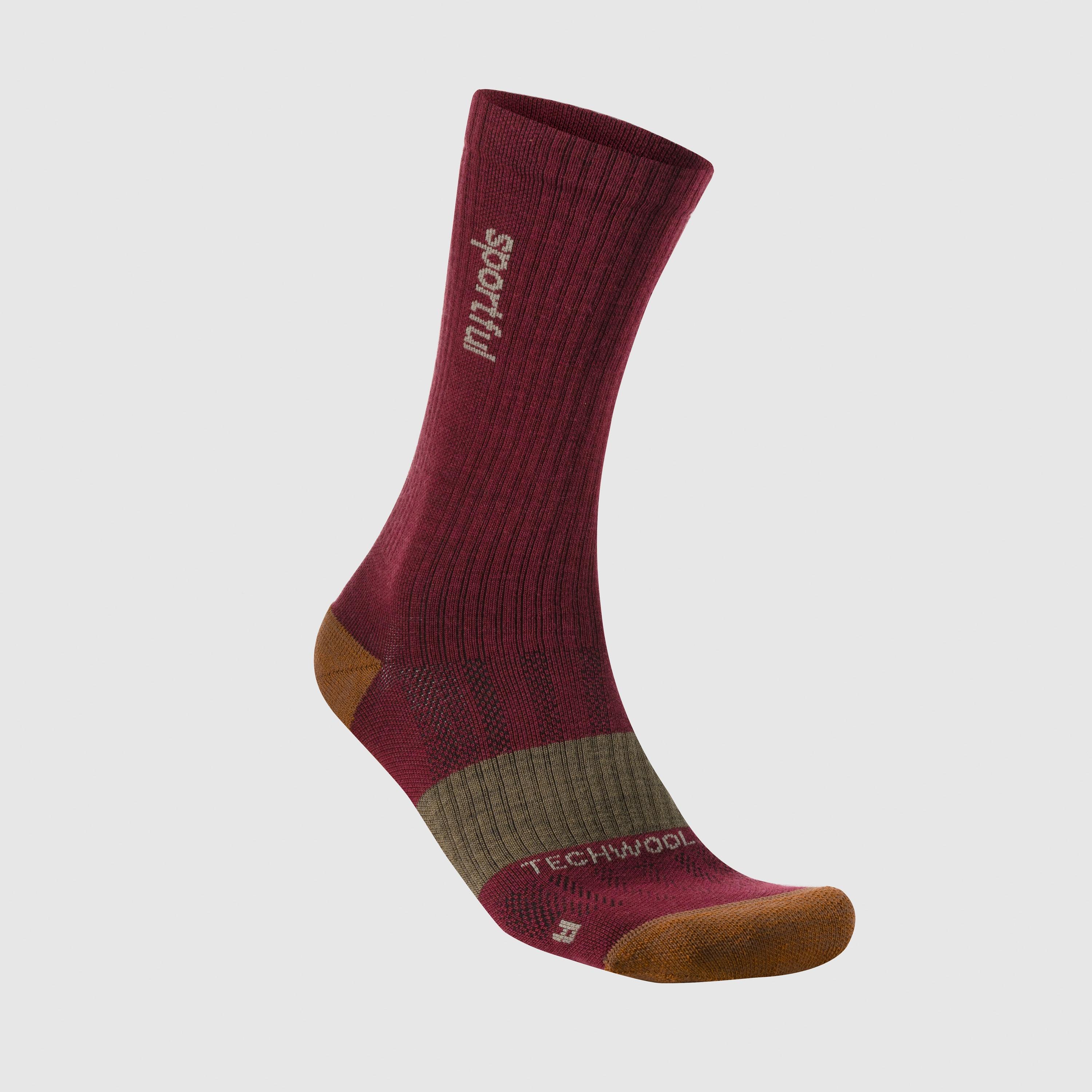 Supergiara winter socks - deep bordeaux - sportful