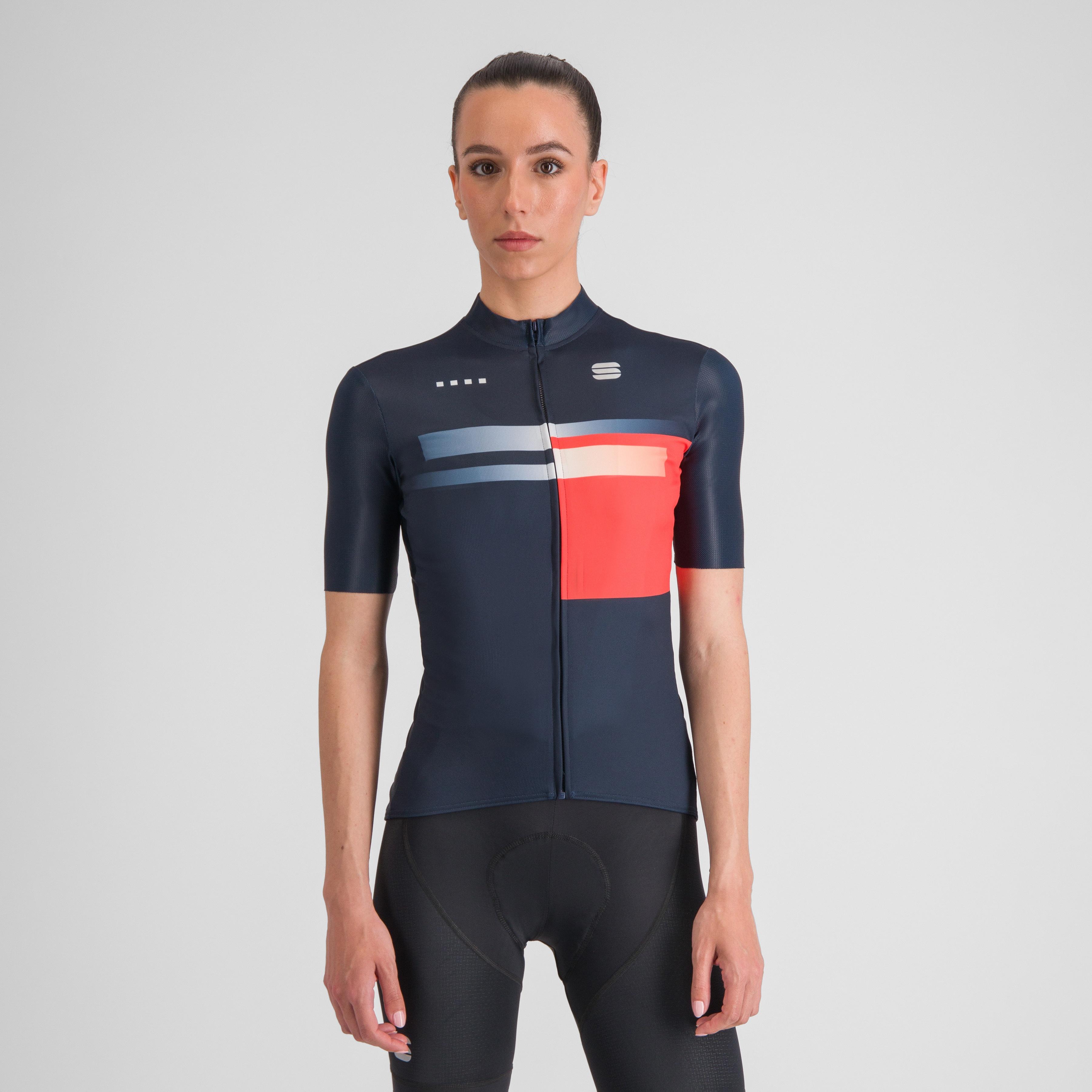 Gruppetto w jersey - galaxy blue pompelmo - sportful